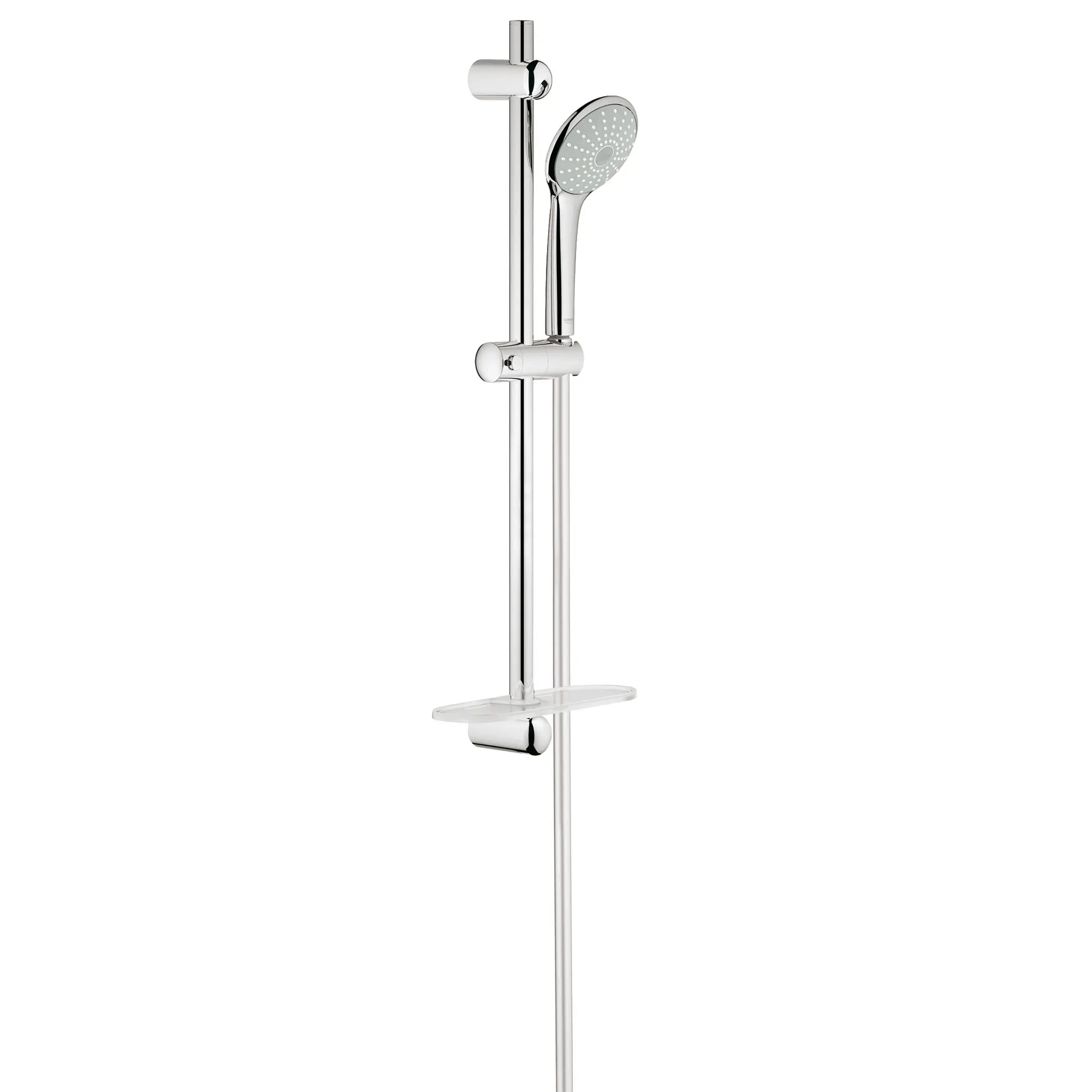 110 Mono Shower Slide Bar Kit - 1 Spray, 1.5 GPM (5.7 L/min) // GROHE STARLIGHT CHROME // 163849_2726600E_0_CDNwebp.webp