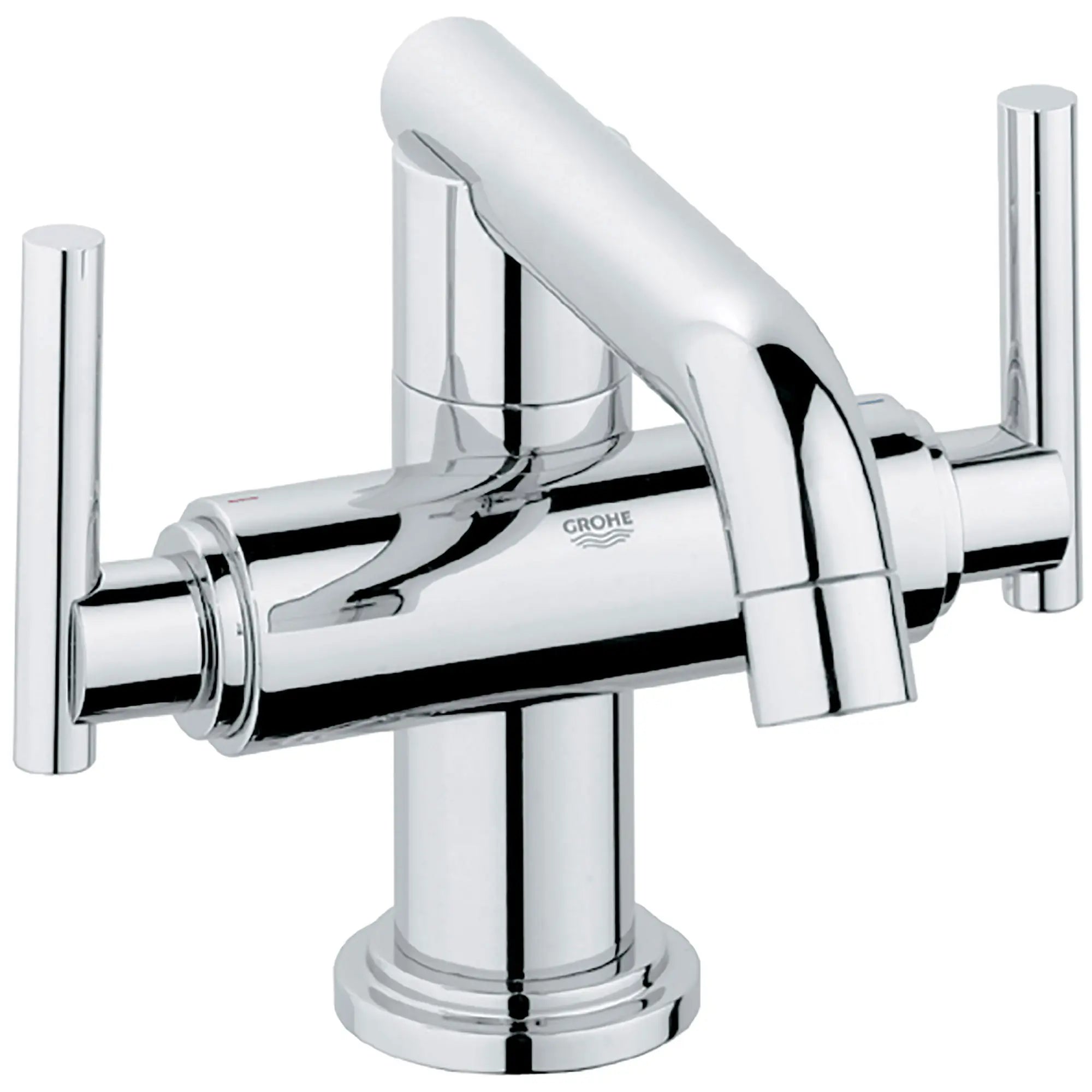 Single Hole 2-Handle M-Size Bathroom Faucet 1.2 GPM // GROHE STARLIGHT CHROME // 163864_2103100A-ATRIO-Single-Hole-Bathroom-Faucet-M-Size-Starlight-Chrome-Silo-1_0_CDNwebp.webp