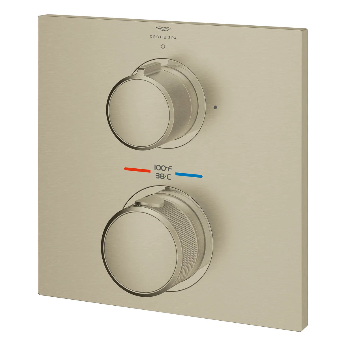 Dual Function 2-Handle Thermostatic Valve Trim // BRUSHED NICKEL INFINITYFINISH // 163874_Allure_SiloLeft_29178EN1_0001_Feb2023_0_CDNwebp_40a639a3-a052-4ede-97ad-0e3de9424dae.webp
