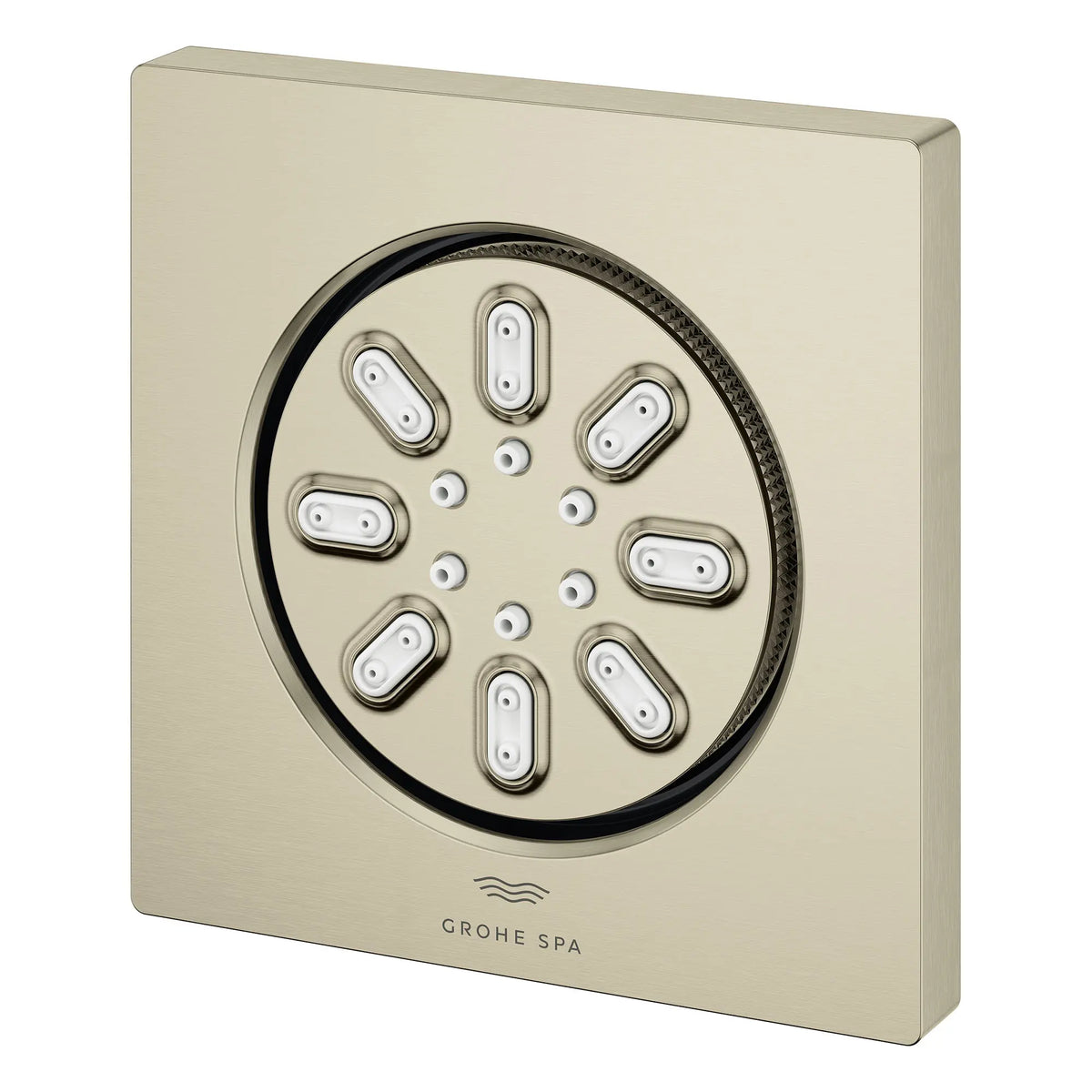 Rainshower Body Spray, Square - 2 Sprays, 0.9 GPM (3.4 L/min) // BRUSHED NICKEL INFINITYFINISH // 163878_Aqua_SiloLeft_26845EN0_0001_Feb2023_0_CDNwebp_cfba01e4-6333-47e4-8249-3928a9494e25.webp