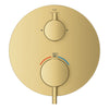 [24361GN0] Atrio Dual Function 2-Handle Thermostatic Valve Trim - Brushed Cool Sunrise
