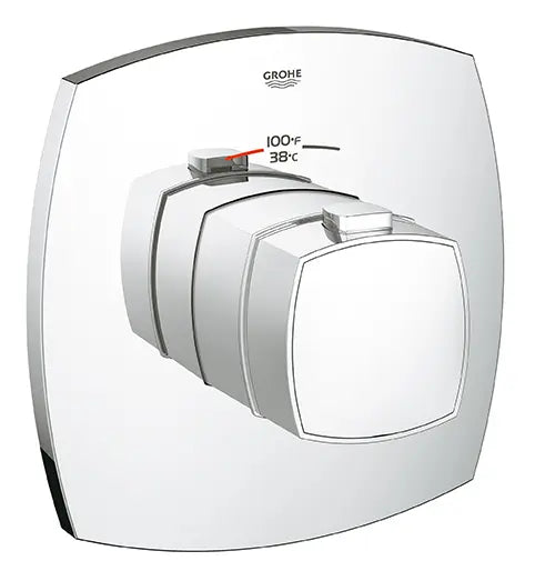 Custom Shower Thermostatic Valve Trim // GROHE STARLIGHT CHROME // 163895_19940000_0_CDNwebp.webp