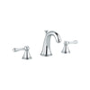 [2080100A] 8-inch Widespread 2-Handle S-Size Bathroom Faucet 1.2 GPM - GROHE StarLight Chrome