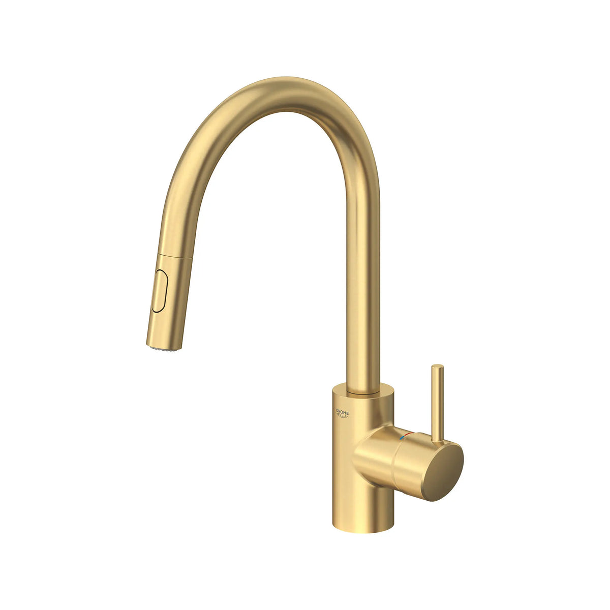 Single-Handle Pull Down Kitchen Faucet Dual Spray 6.6 L/min (1.75 gpm) // BRUSHED COOL SUNRISE // 163994_Concetto_SiloLeft_32665GN3_0001_Mar2023_0_CDNwebp_a4f541b9-9eb9-4f93-9d70-62776ea7f5d7.webp
