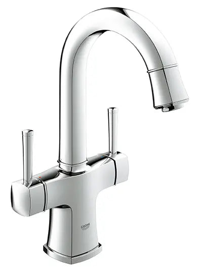 Single Hole 2-Handle L-Size Bathroom Faucet 1.2 GPM // GROHE STARLIGHT CHROME // 164024_21108000_0_CDNwebp.webp