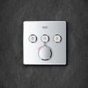 [29142000] Triple Function Thermostatic Valve Trim - GROHE StarLight Chrome
