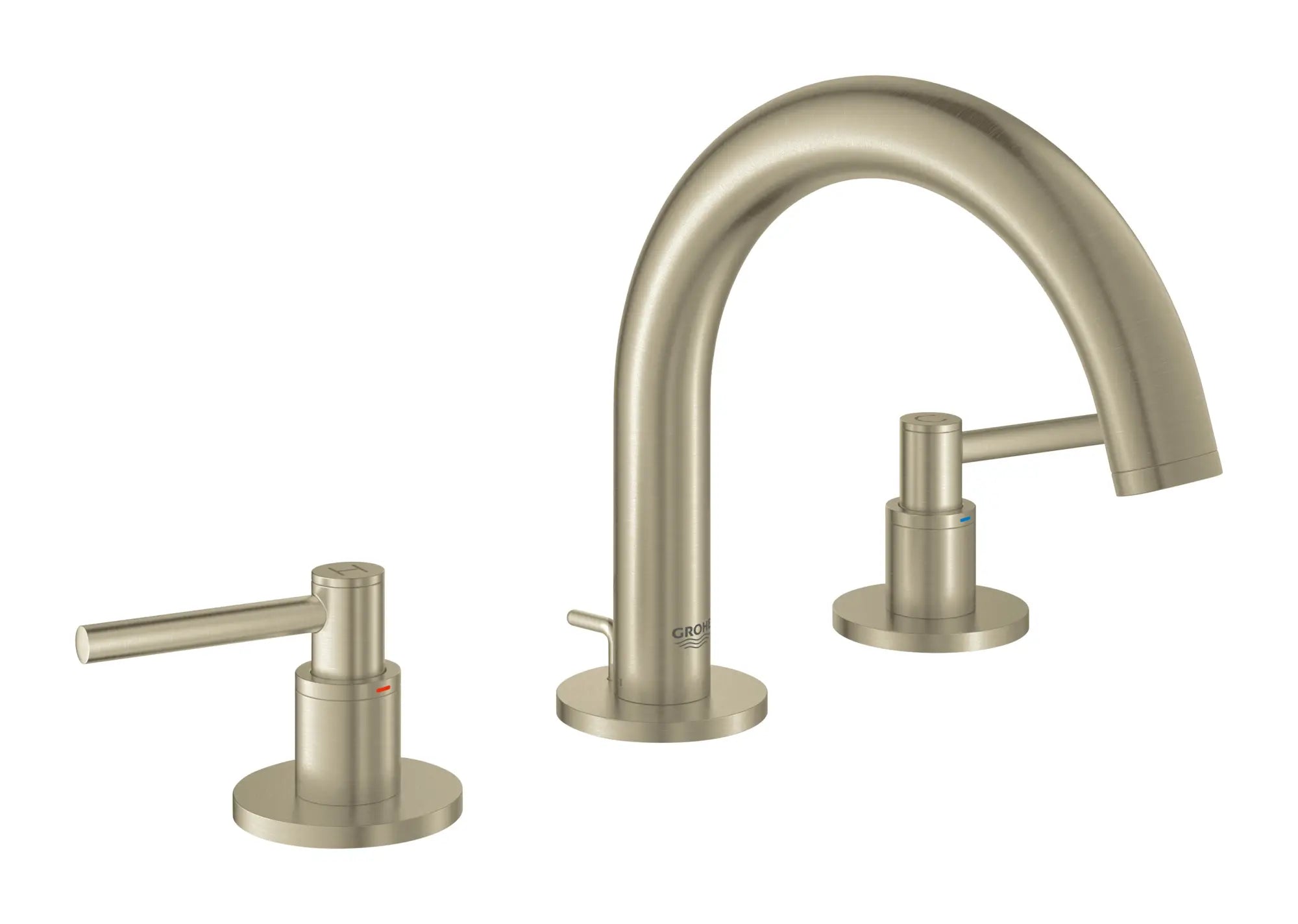 8" Widespread 2-Handle S-Size Bathroom Faucet 4.5 L/min (1.2 gpm) // BRUSHED NICKEL INFINITYFINISH // 164056_20072EN3_Z02_01__1__0_CDNwebp.webp