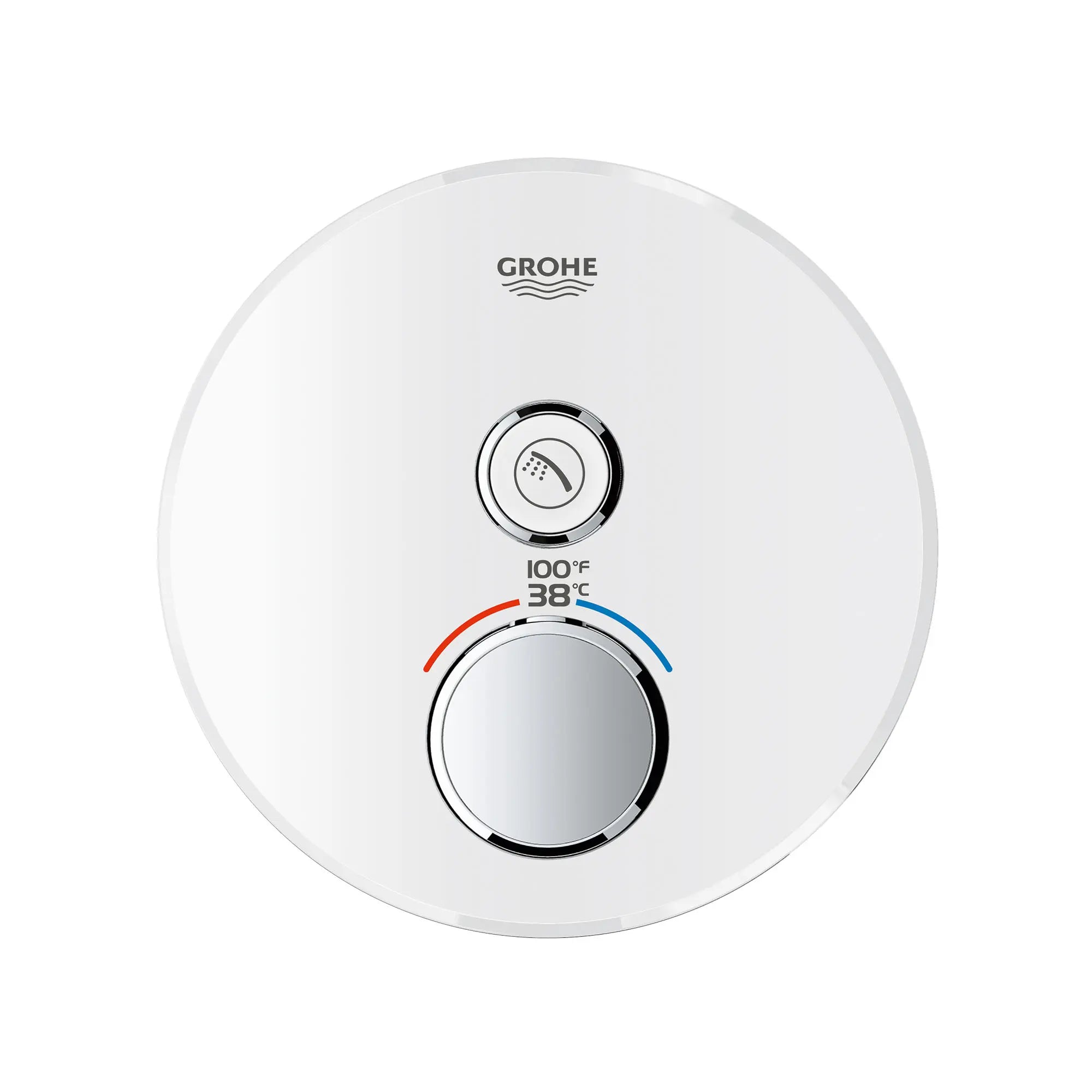 Single Function Thermostatic Valve Trim // MOON WHITE // 164062_29159LS0_1_0_CDNwebp.webp