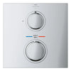 [29177001] Allure Single Function 2-Handle Thermostatic Valve Trim - GROHE StarLight Chrome