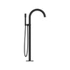 [243682430] Single-Handle Freestanding Tub Faucet with 1.75 GPM (6.6 L/min) Hand Shower - Matte Black