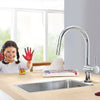 [31359002] Single-Handle Pull Down Kitchen Faucet Dual Spray 1.75 GPM (6.6 L/min) with Touch Technology - GROHE StarLight Chrome