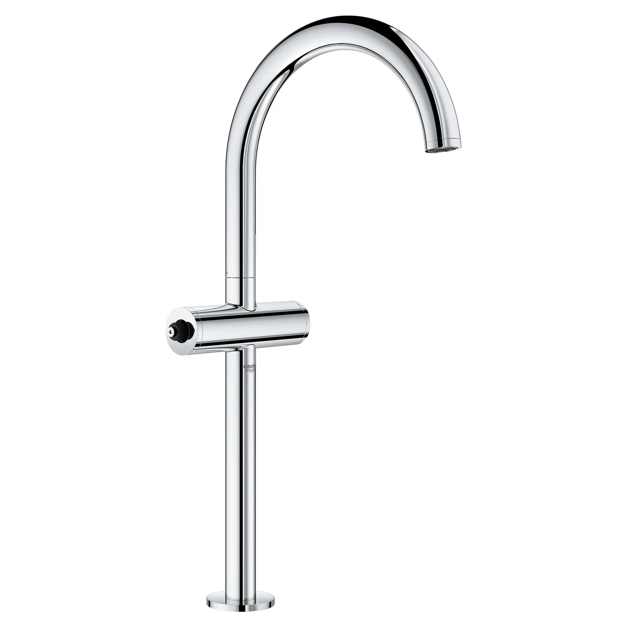 Single Hole Two-Handle Deck Mount Vessel Sink Faucet 1.2 GPM // GROHE STARLIGHT CHROME // 164220_21046003_0_CDNwebp.webp