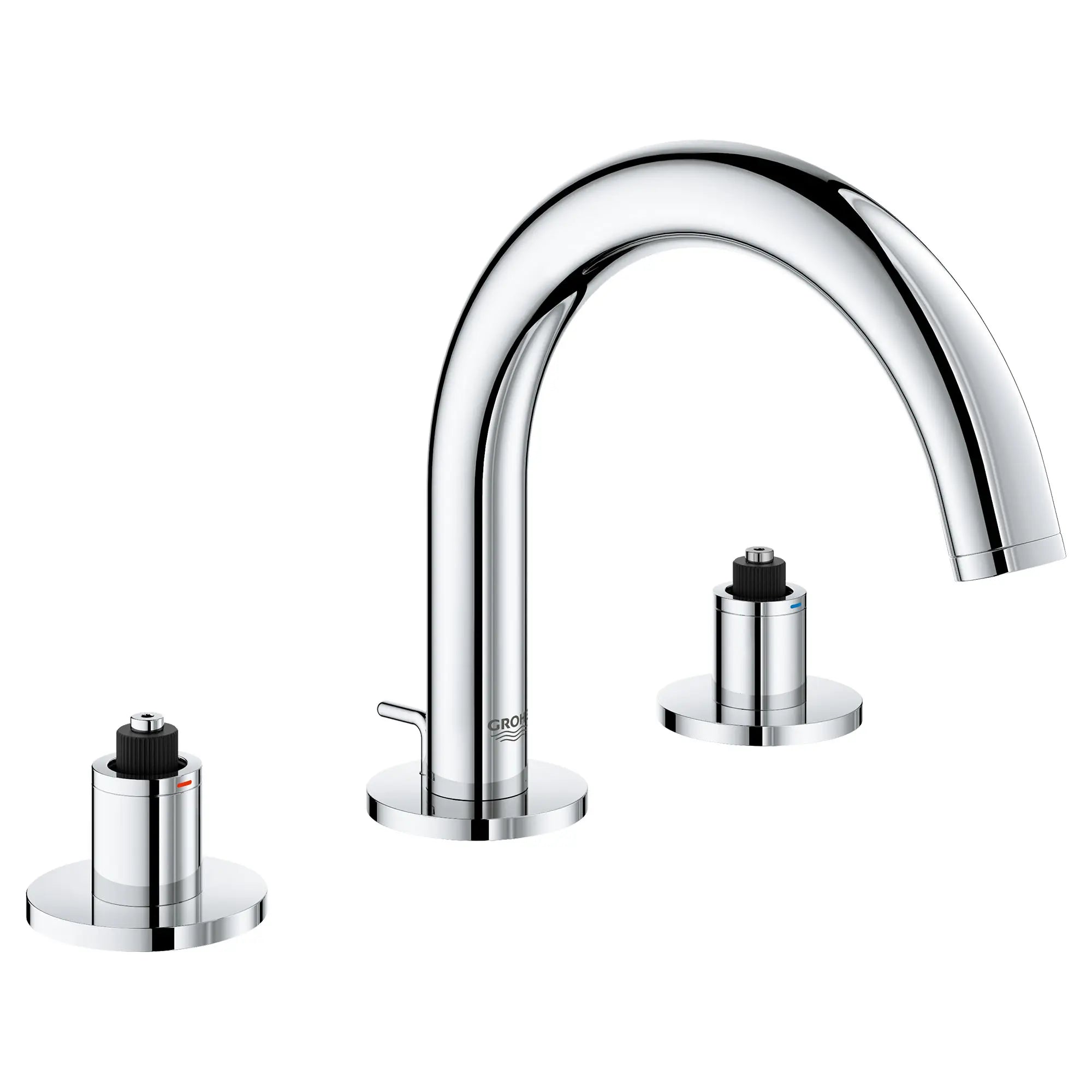 8-inch Widespread 2-Handle S-Size Bathroom Faucet 1.2 GPM // GROHE STARLIGHT CHROME // 164222_20072003_0_CDNwebp.webp