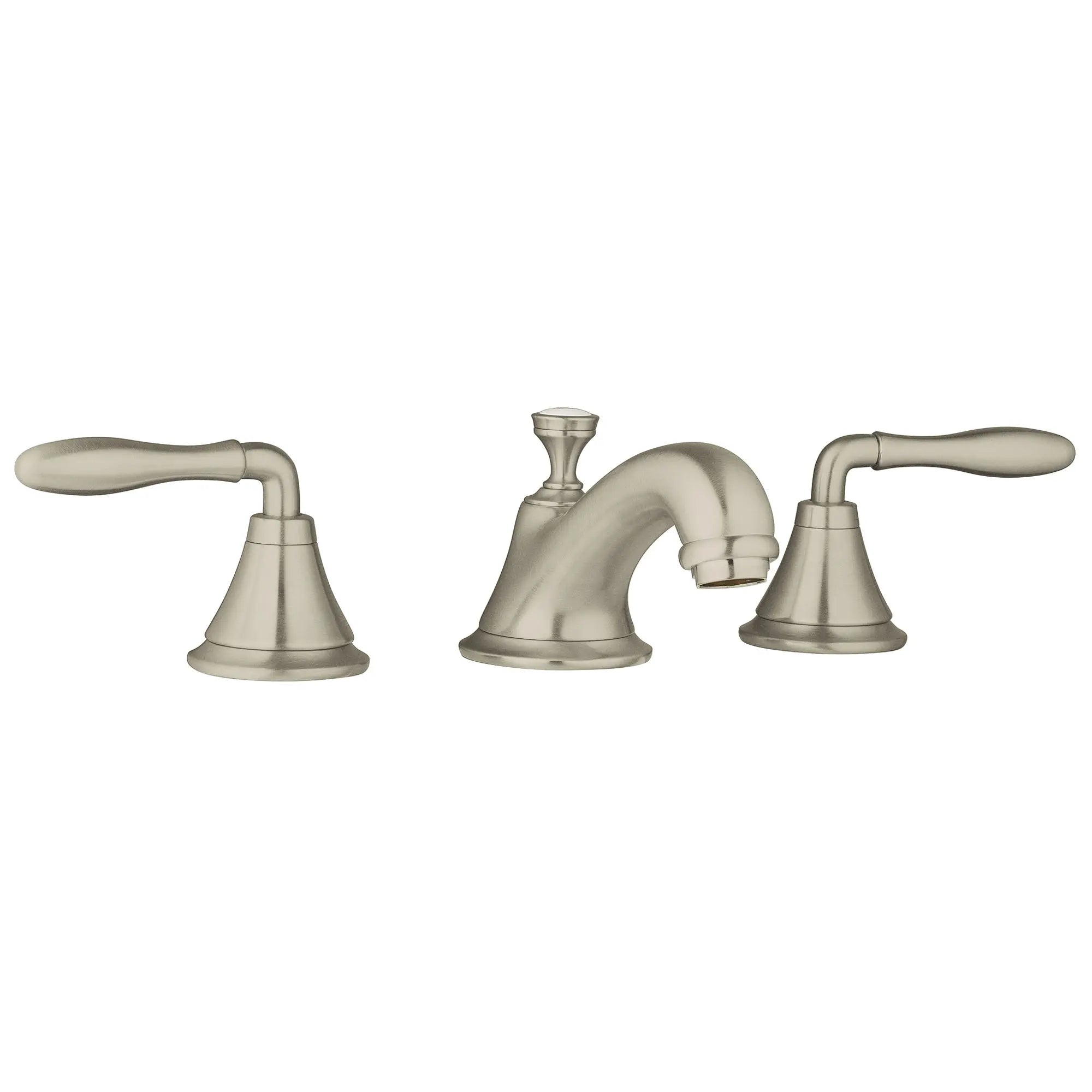 Lavatory Wideset, 1.2 gpm // BRUSHED NICKEL INFINITYFINISH // 164253_20800EN0-Seabury-8-in-Widespread-2-Handle-Low-Arc-Bathroom-Faucet-15-GPM-in-Brushed-Nickel-Silo-1_0_CDNwebp.webp