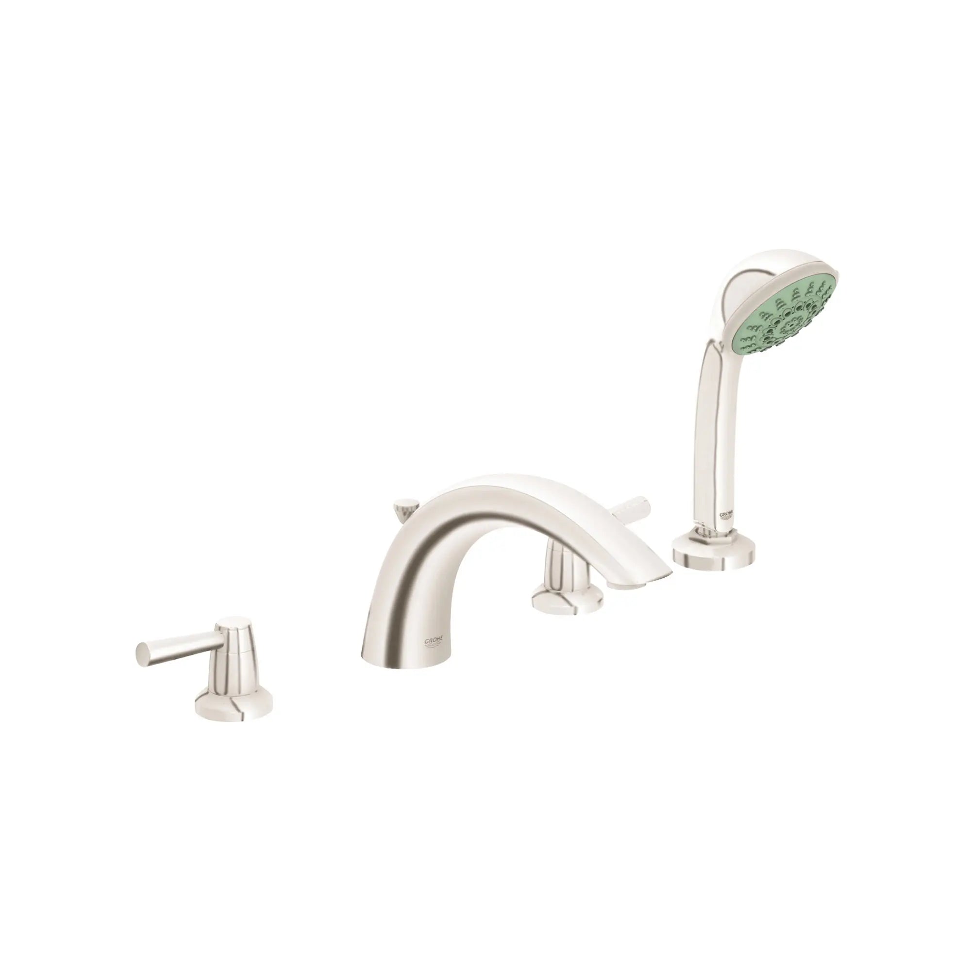 4-Hole 2-Handle Deck Mount Roman Tub Faucet with 2.5 GPM Hand Shower // BRUSHED NICKEL INFINITYFINISH // 164261_25072EN0-Arden-Roman-Tub-Filler-With-Personal-Hand-Shower-in-Brushed-Nickel-Silo-1_0_CDNwebp.webp