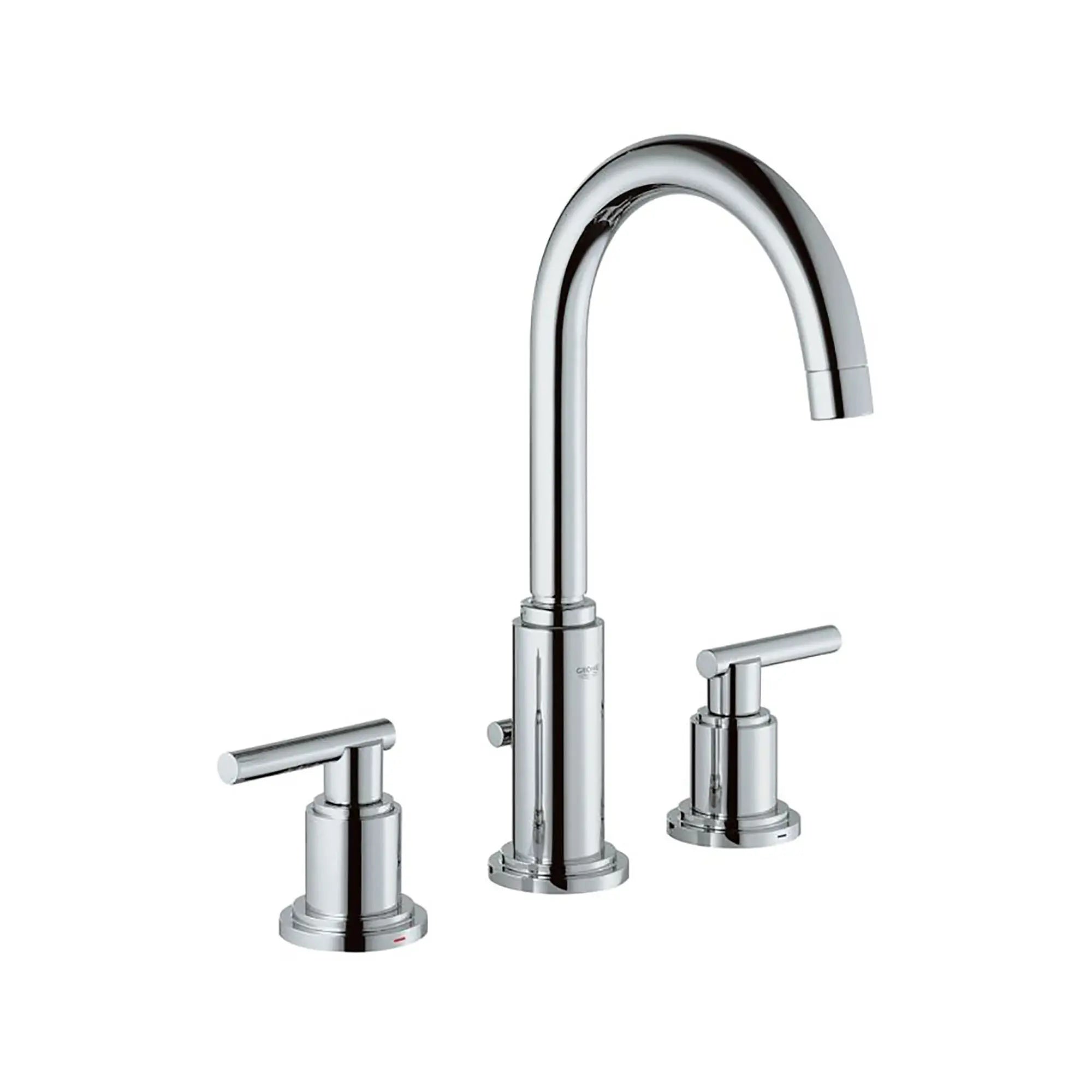 8 in. Widespread 2-Handle High Spout Bathroom Faucet - 1.5 GPM // BRUSHED NICKEL INFINITYFINISH // 164266_Atrio-8-in-Widespread-2-Handle-High-Spout-Bathroom-Faucet-15-GPM-in-Brushed-Nickel-Silo-1_0_CDNwebp.webp