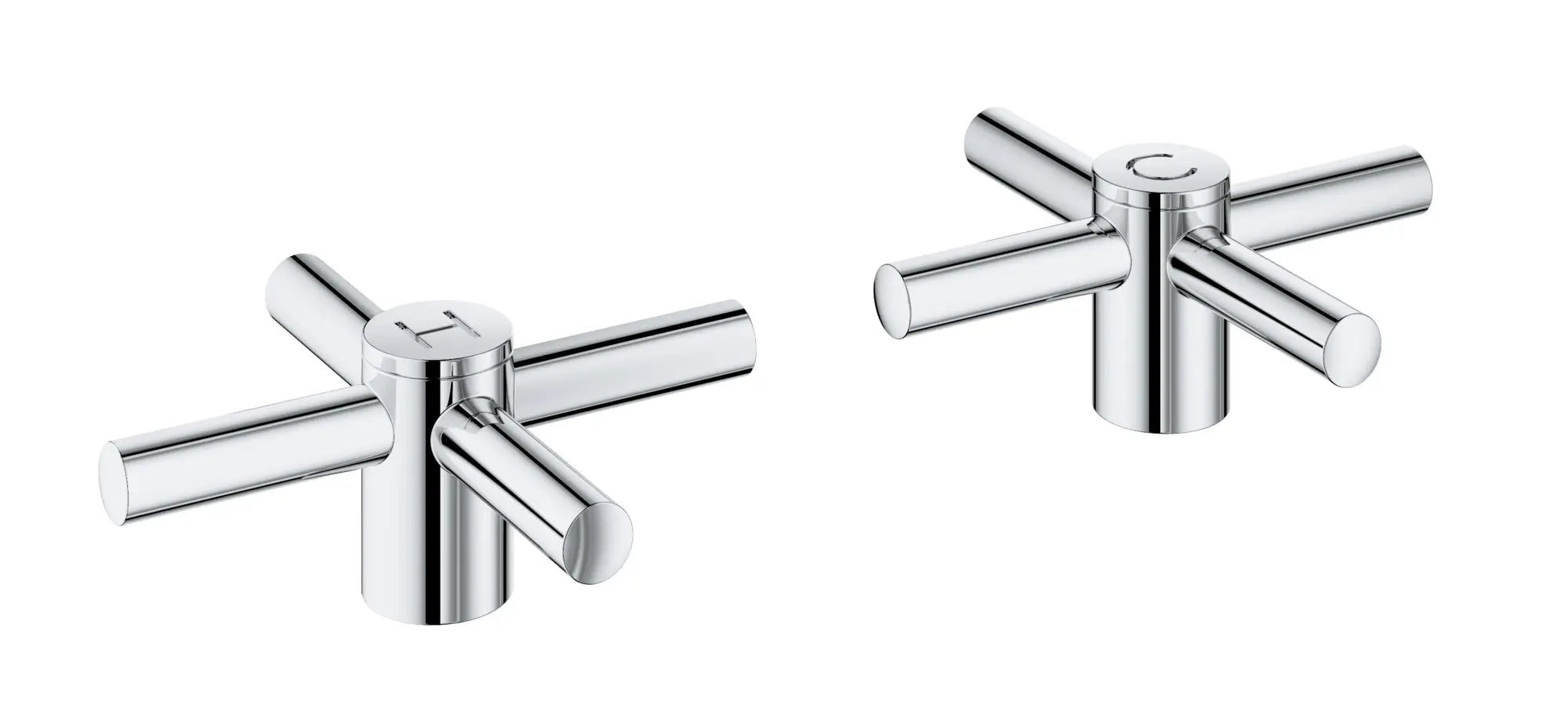 Cross Handles (Pair) // GROHE STARLIGHT CHROME // 164280_18026003_0_CDNwebp.webp
