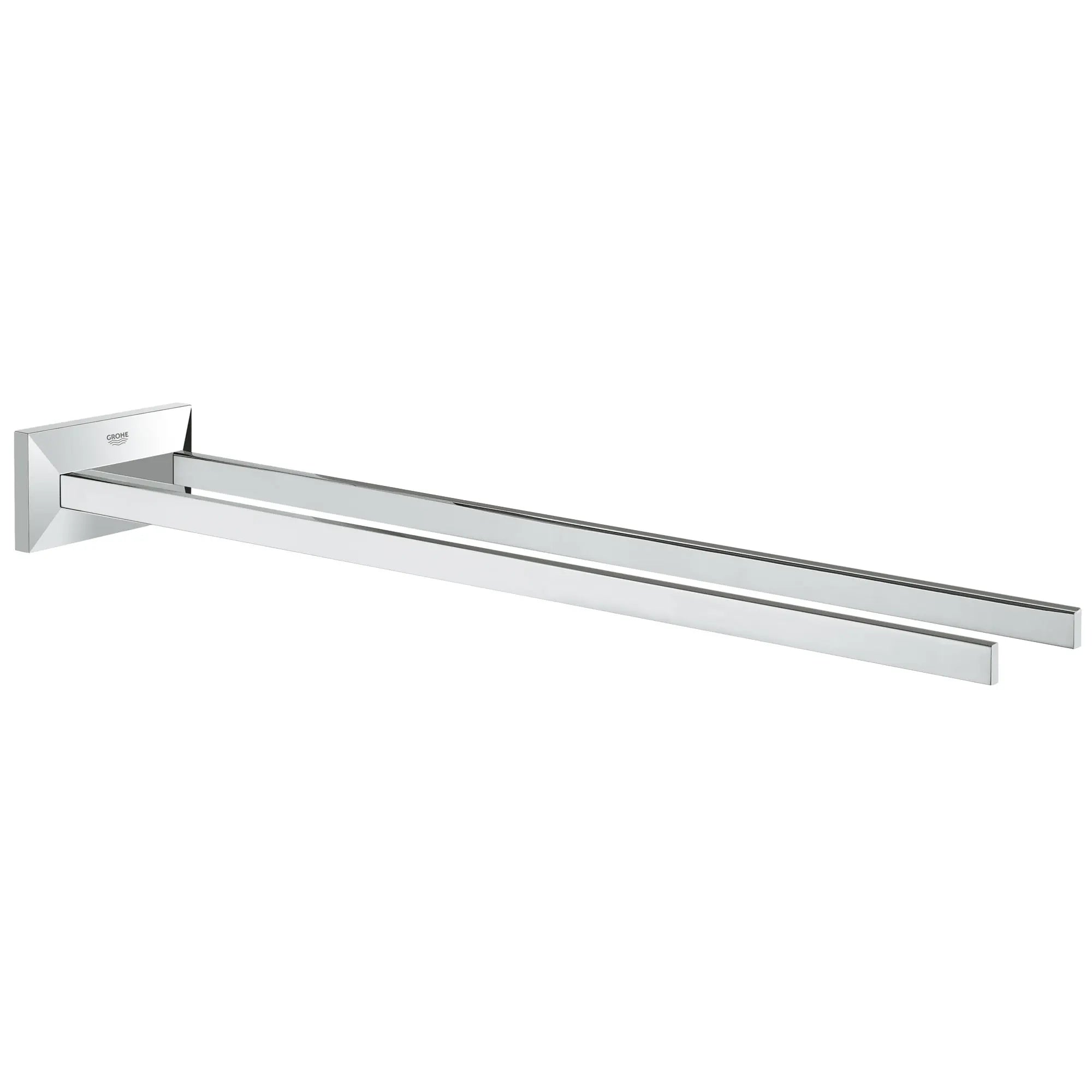 17" Two-Arm Towel Bar // GROHE STARLIGHT CHROME // 164283_40496000_0_CDNwebp.webp