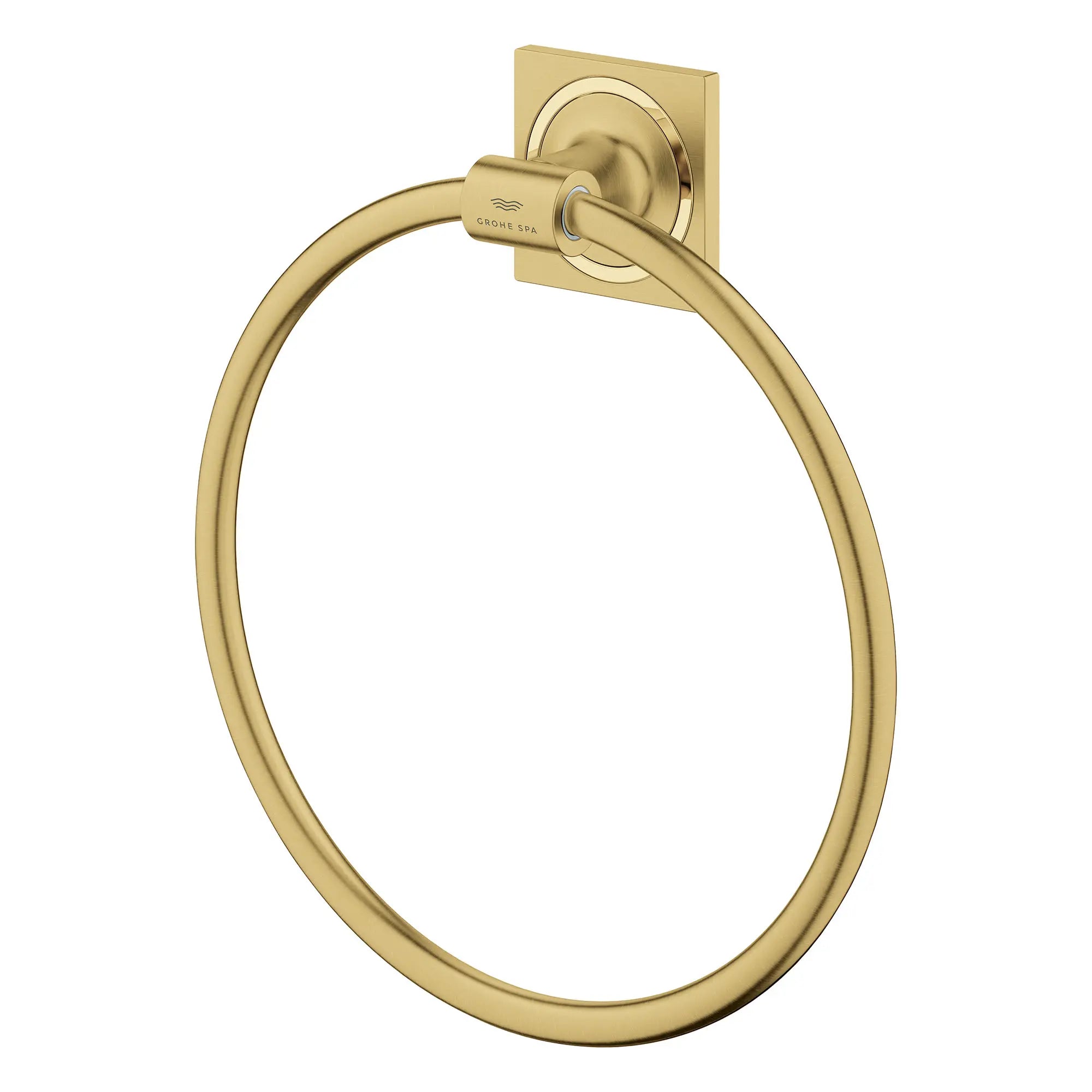 Allure Towel Ring // BRUSHED COOL SUNRISE // 164319_Allure_SiloLeft_40339GN1_0001_Feb2023_0_CDNwebp.webp