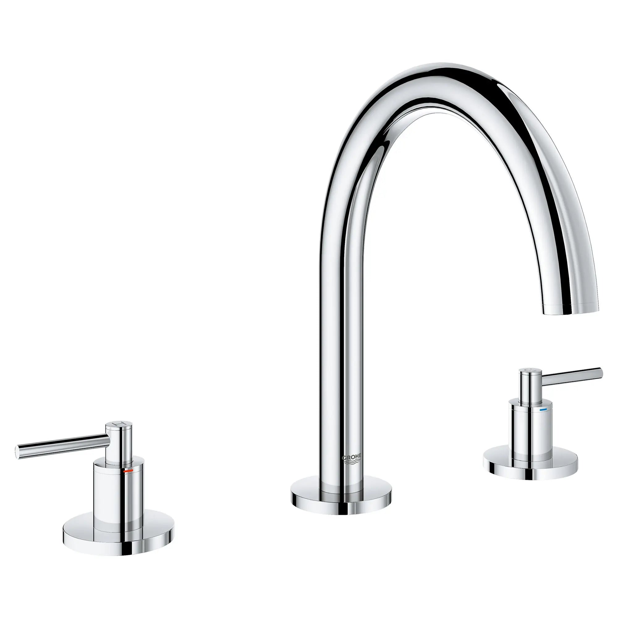 3-Hole 2-Handle Deck Mount Roman Tub Faucet // GROHE STARLIGHT CHROME // 164329_25048003_Z02_01_0_CDNwebp.webp