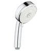 [27575002] 100 Hand Shower - 4 Sprays, 2.5 GPM (9.5 L/min) - GROHE StarLight Chrome
