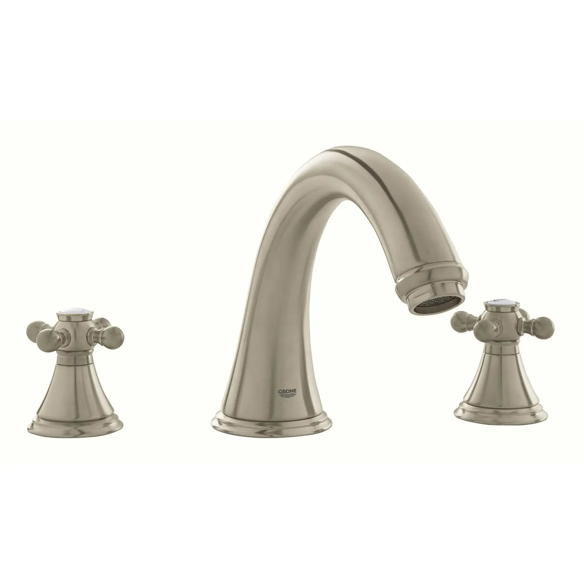 3-Hole 2-Handle Deck Mount Roman Tub Faucet // BRUSHED NICKEL INFINITYFINISH // 164346_25054EN0-Geneva-Roman-Tub-Filler-in-Brushed-Nickel-Silo_0_CDNwebp.webp