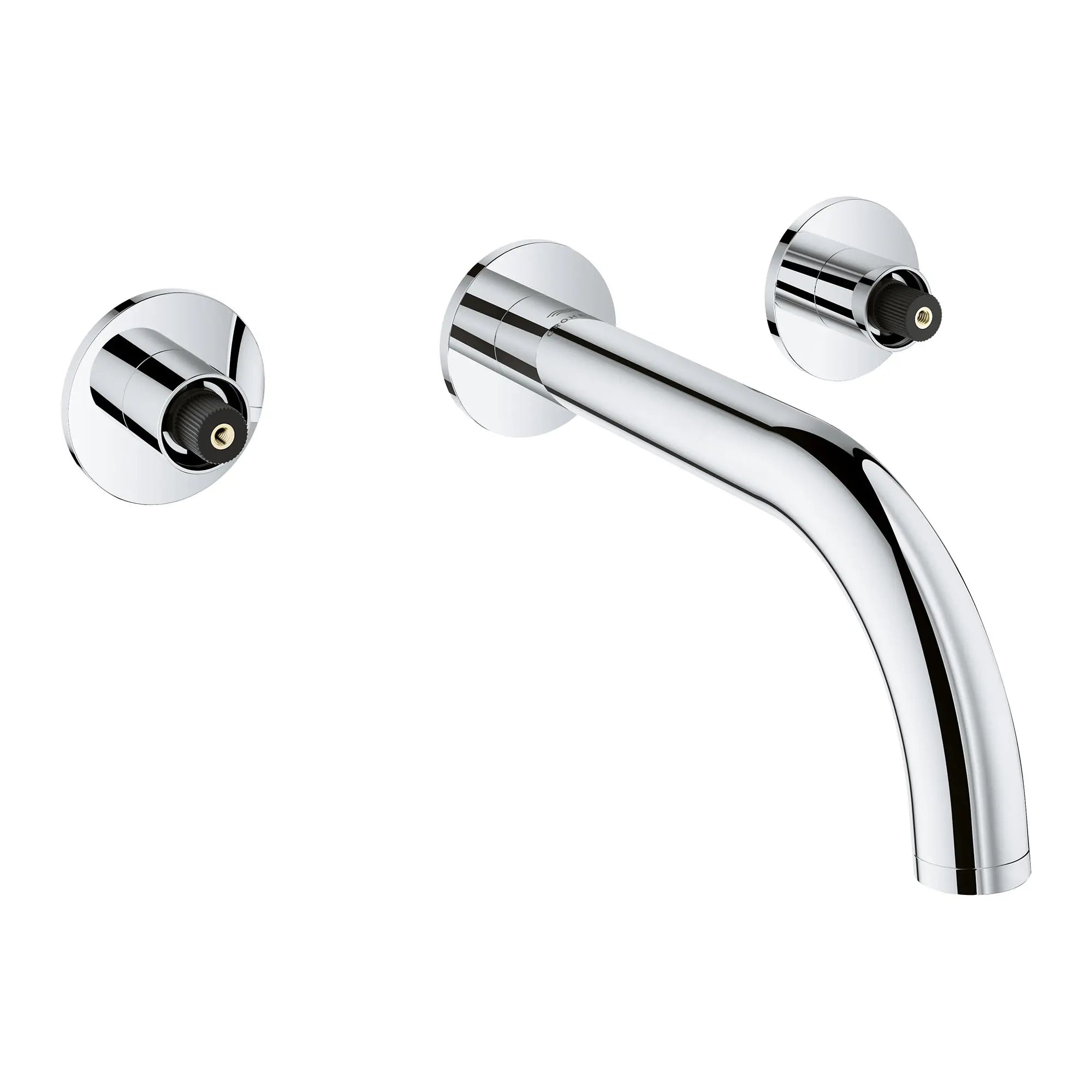 Atrio 2-Handle Wall Mount Faucet without Handles, 1.2 GPM (4.5L.min) // GROHE STARLIGHT CHROME // 164417_Atrio_SiloRight_20663000_003_Feb2023_0_CDNwebp.webp