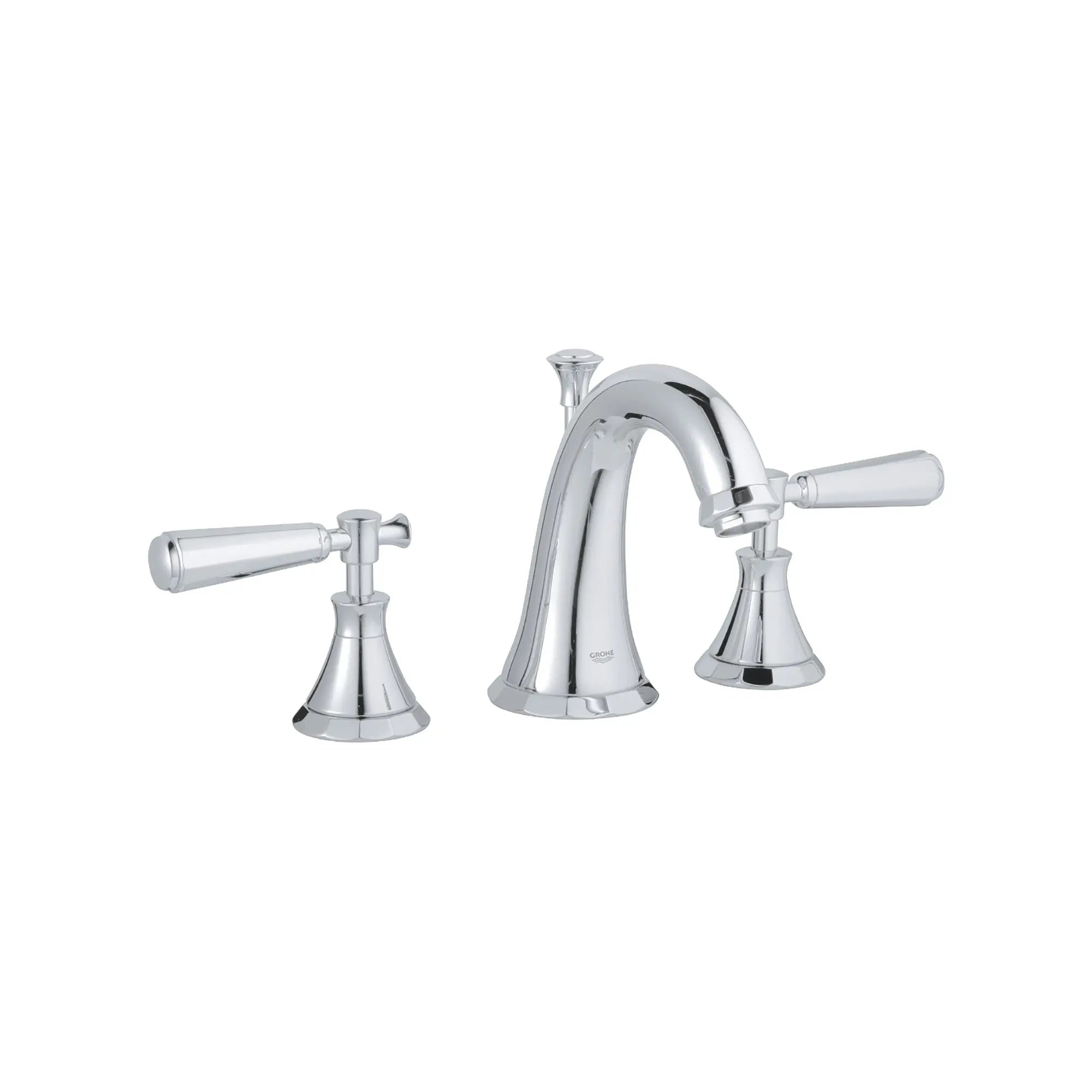 8-inch Widespread 2-Handle S-Size Bathroom Faucet 1.2 GPM // GROHE STARLIGHT CHROME // 164514_2012400A_1_0_CDNwebp.webp