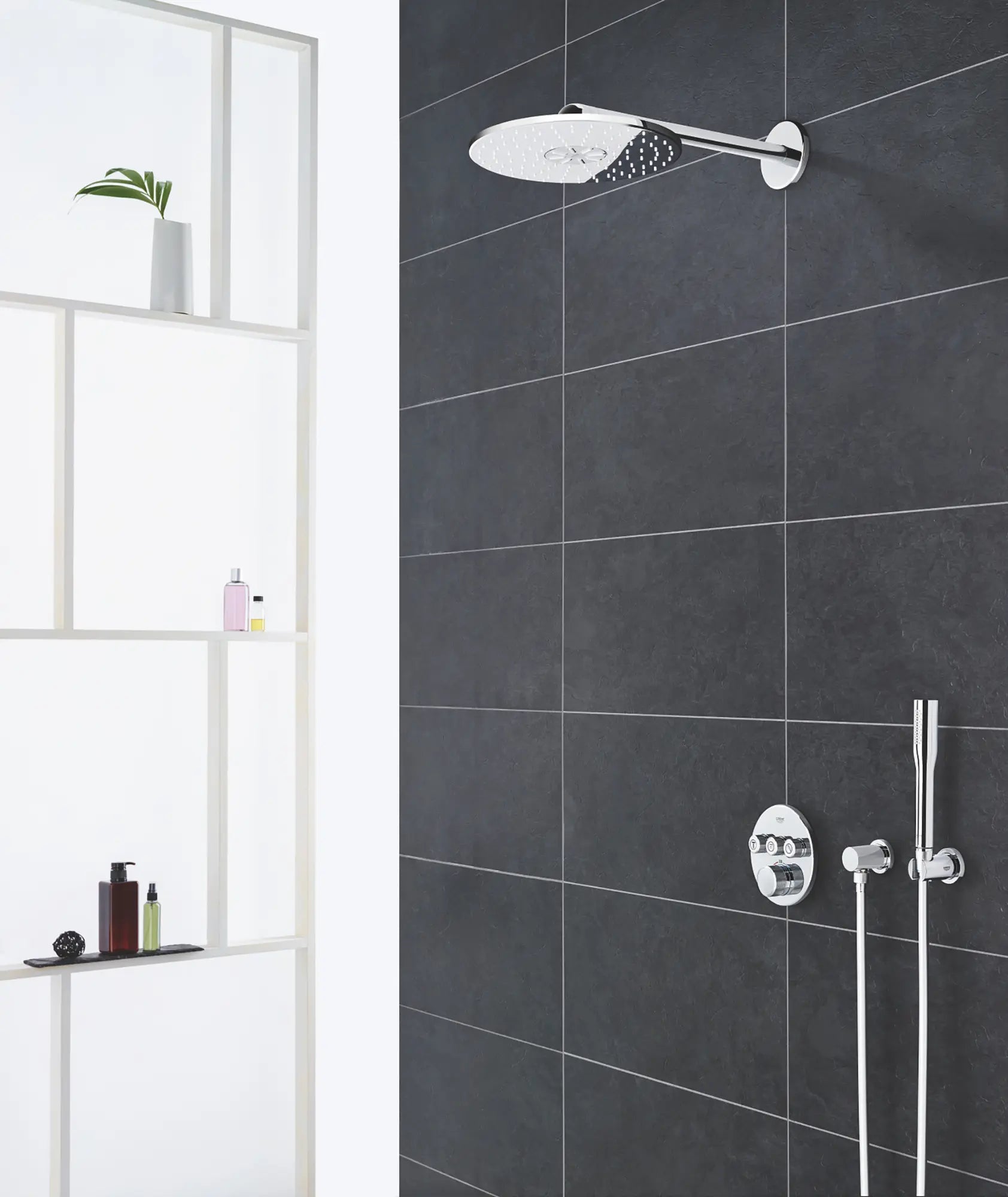 Stick Hand Shower - 1 Spray, 2.5 gpm // GROHE STARLIGHT CHROME // 164522_27400000_2_0_CDNwebp.webp