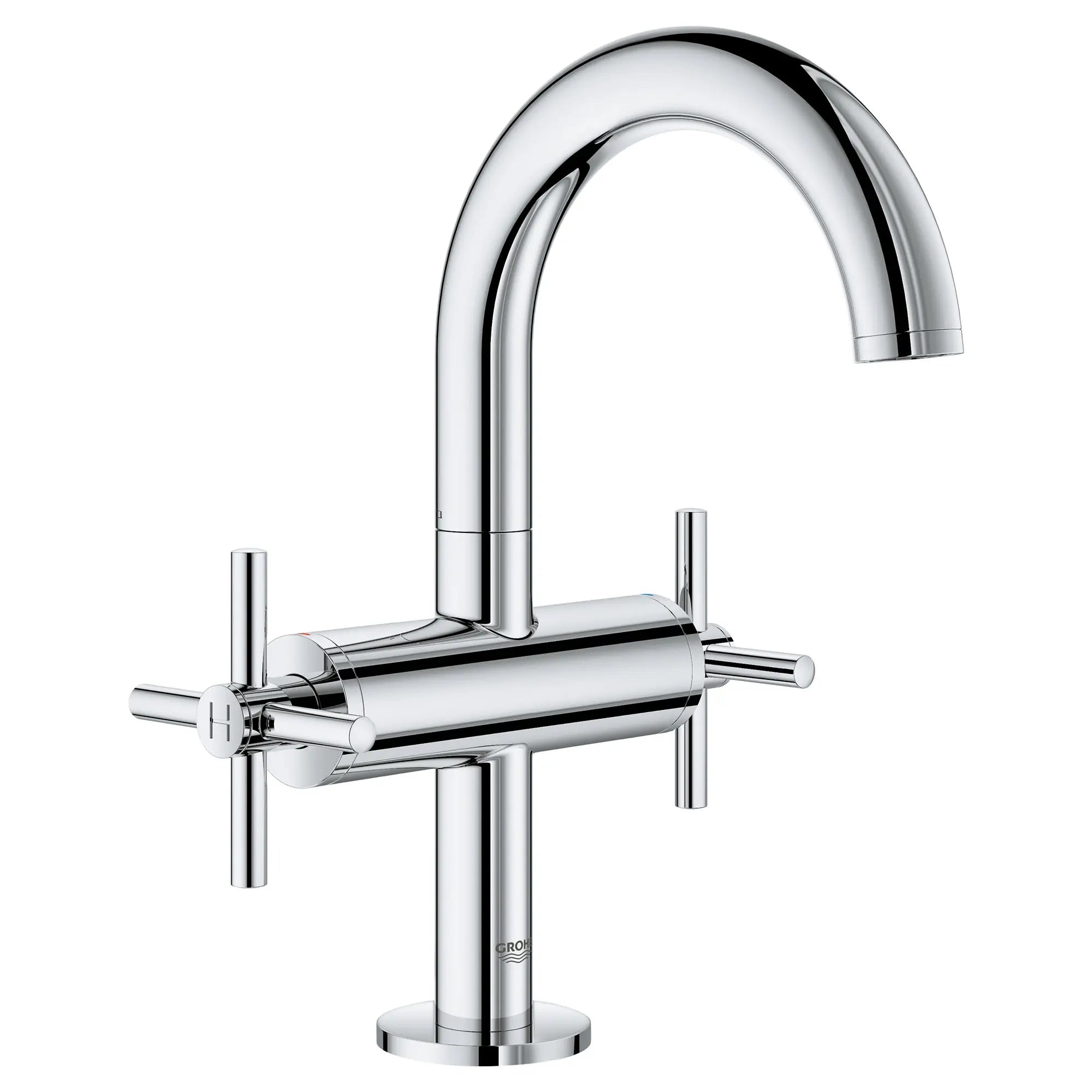 Single Hole Two-Handle M-Size Bathroom Faucet 1.2 GPM // GROHE STARLIGHT CHROME // 164527_21031003_1_0_CDNwebp.webp