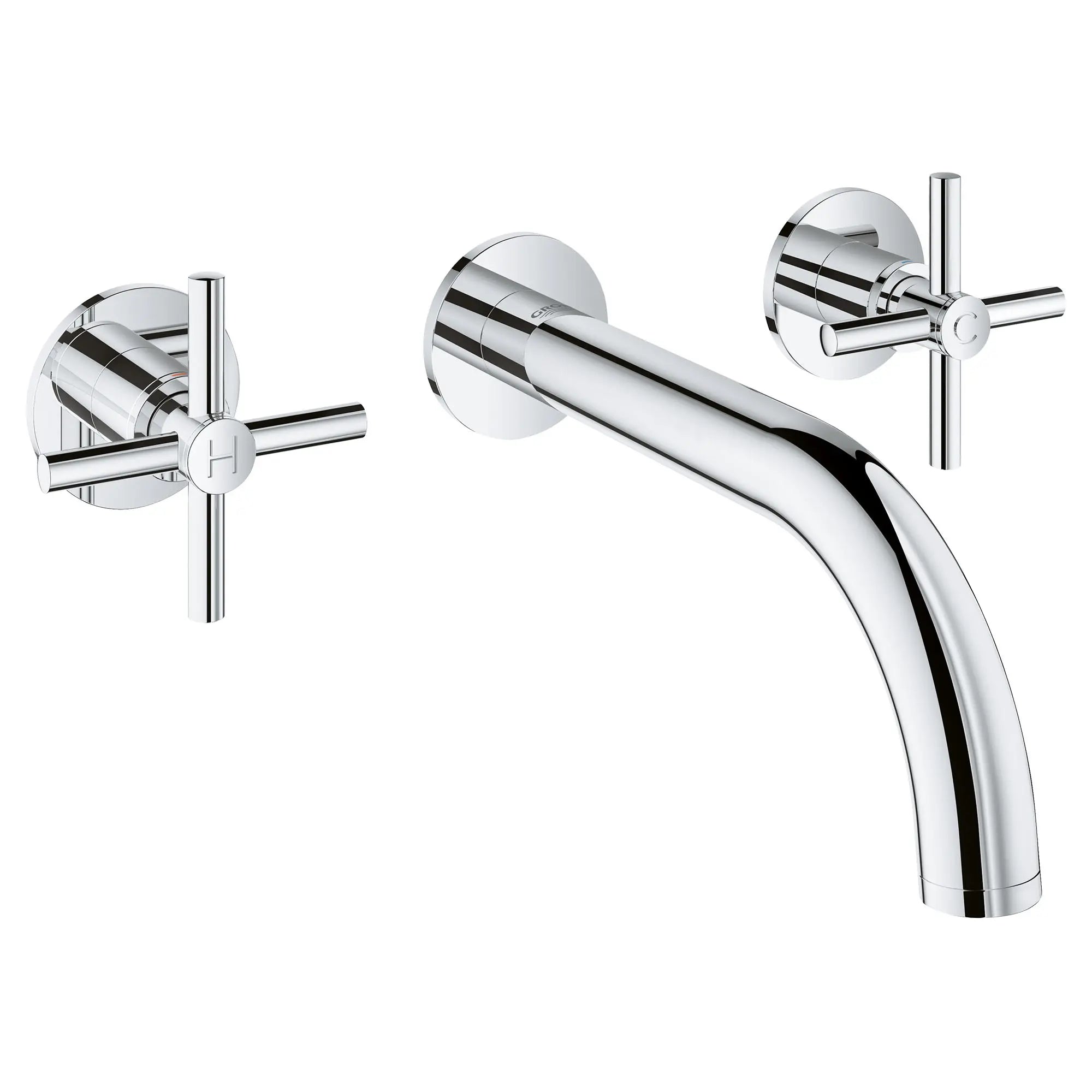 2-Handle Wall-Mount Faucet 1.2 GPM // GROHE STARLIGHT CHROME // 164544_20173003_3_0_CDNwebp.webp