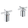 [18033003] Cross Handles (Pair) - GROHE StarLight Chrome