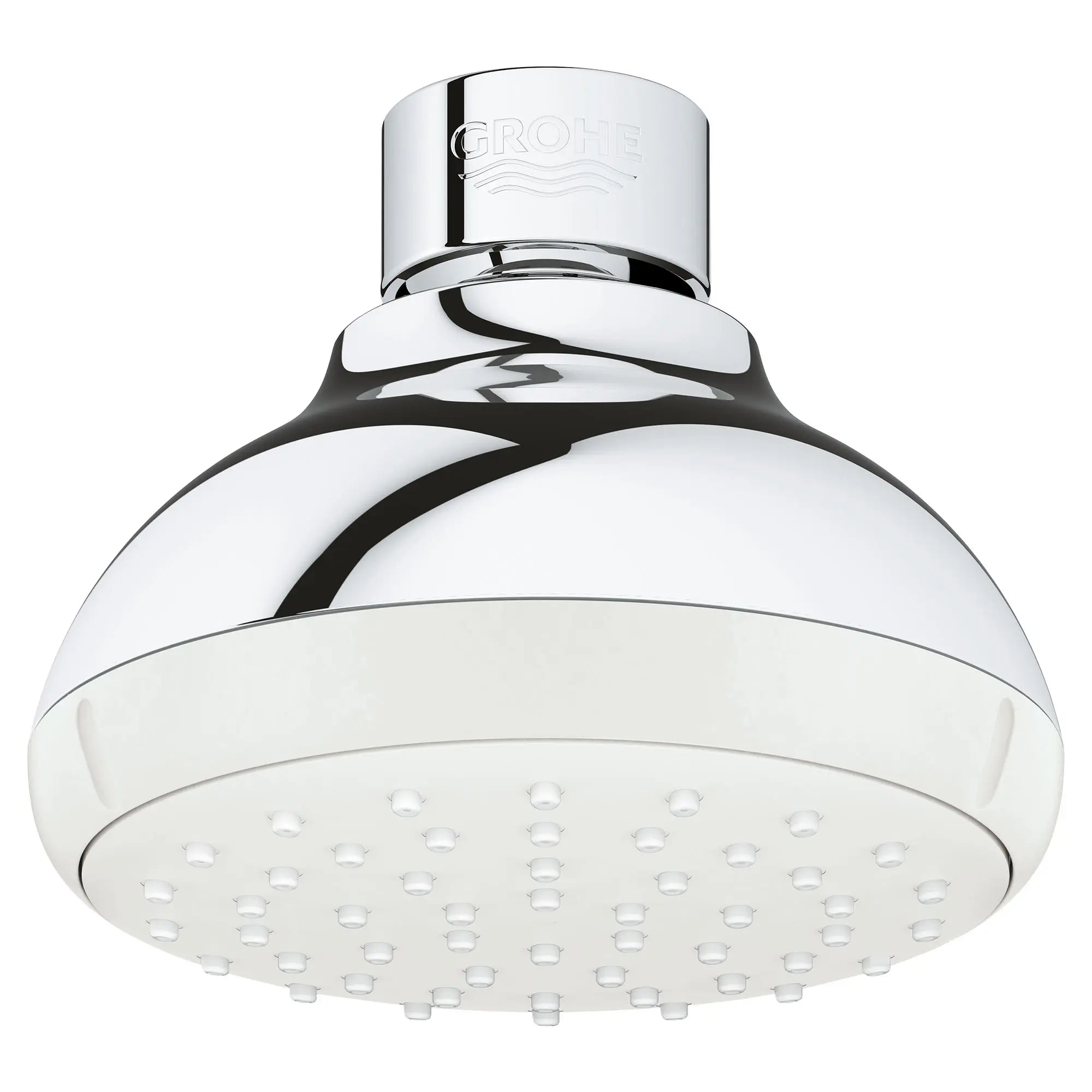Tempesta 100 Shower Head, 4" - 1 Spray, 1.5 gpm (5.7 L/min) // GROHE STARLIGHT CHROME // 164570_26050001_0_CDNwebp.webp