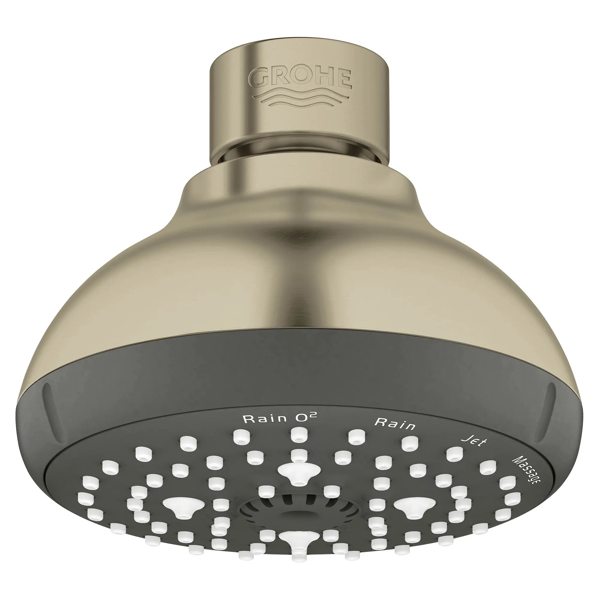 100 Shower Head, 4" - 4 Sprays, 6.6 L/min (1.75 gpm) // BRUSHED NICKEL INFINITYFINISH // 164576_26044EN1_0_CDNwebp.webp