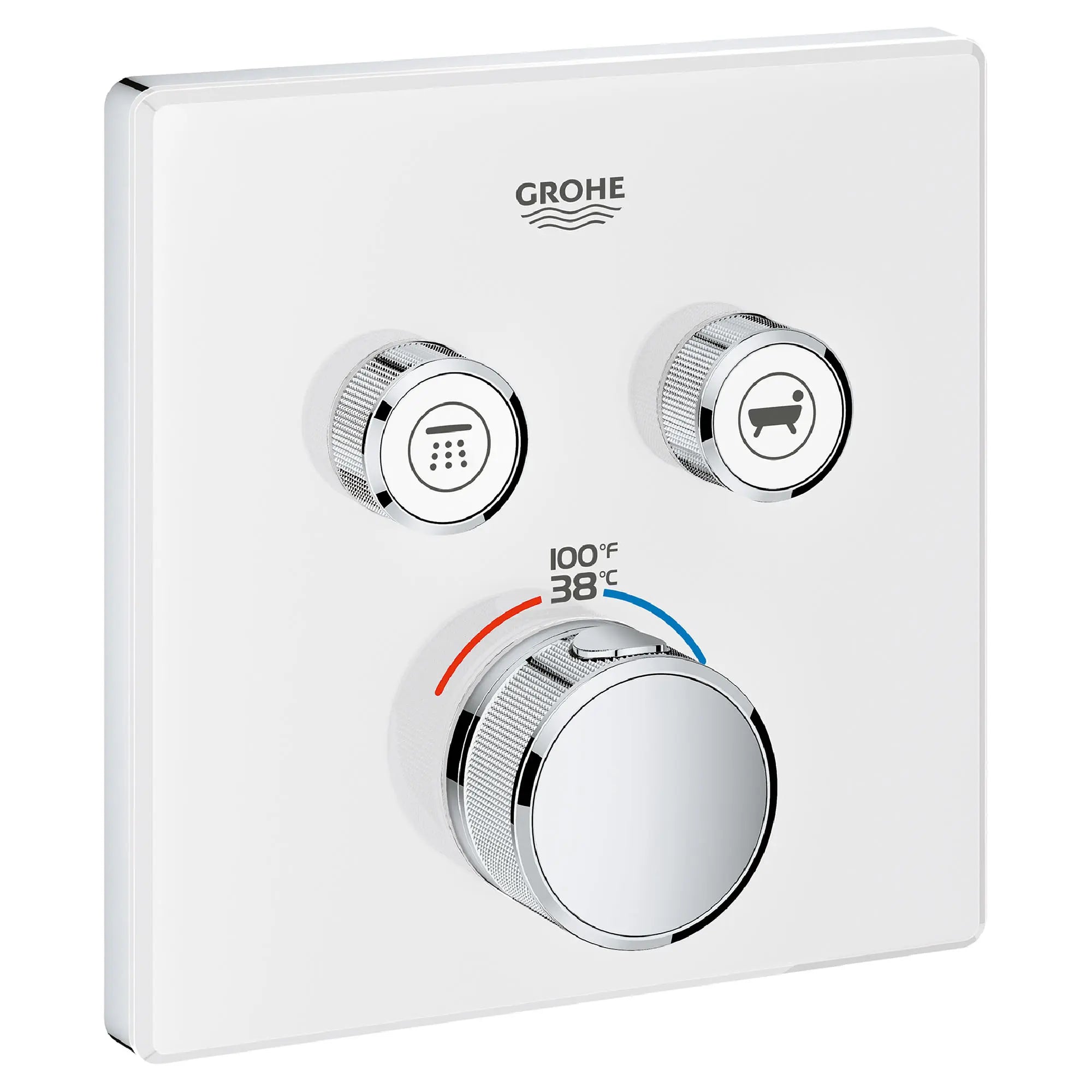 Dual Function Thermostatic Valve Trim // MOON WHITE // 164592_29164LS0_0_CDNwebp.webp