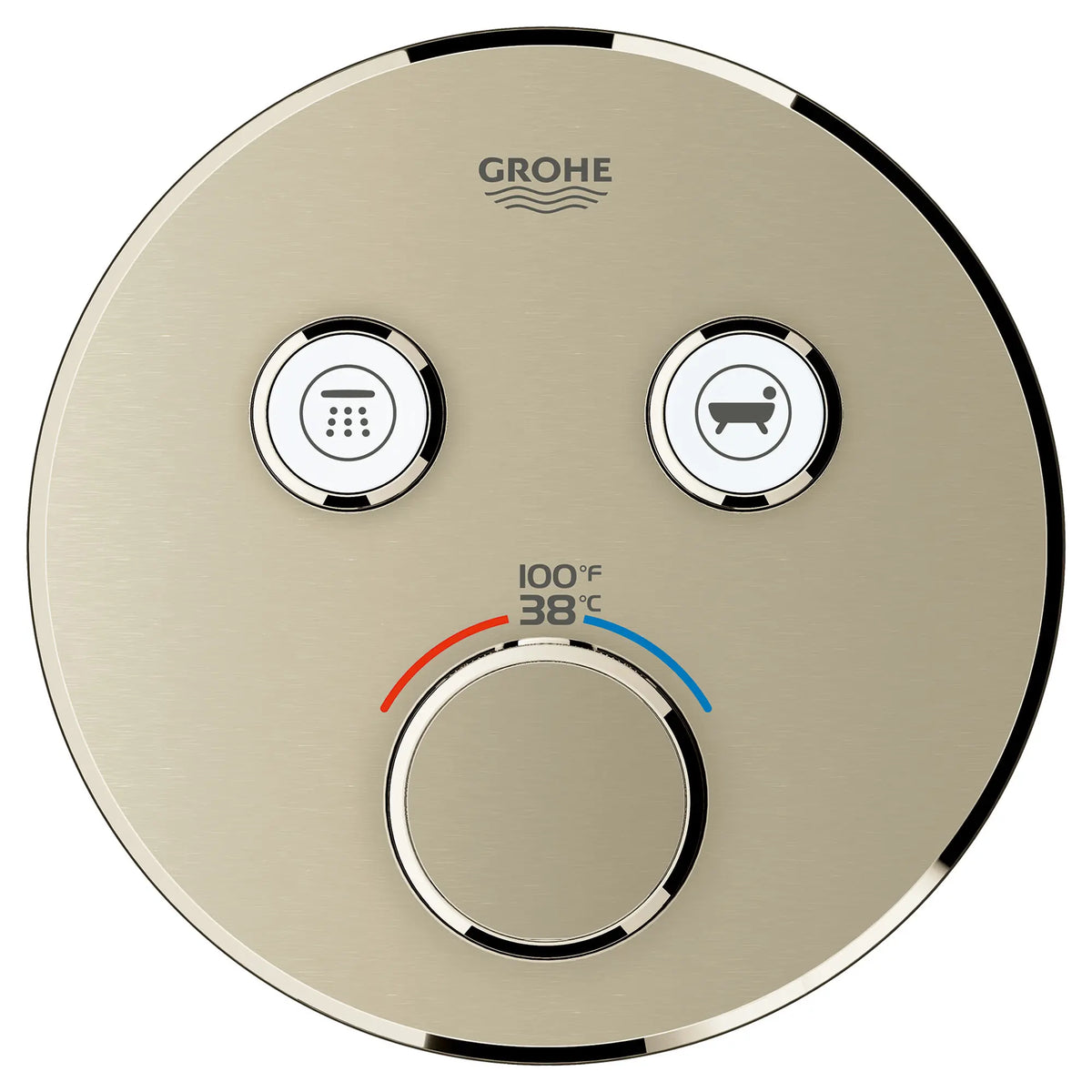 Dual Function Thermostatic Valve Trim // BRUSHED NICKEL INFINITYFINISH // 164604_ZZH_29137EN0_000_01_0_CDNwebp_6f2ab8d4-8055-4bf3-baf3-41cfff7399f0.webp