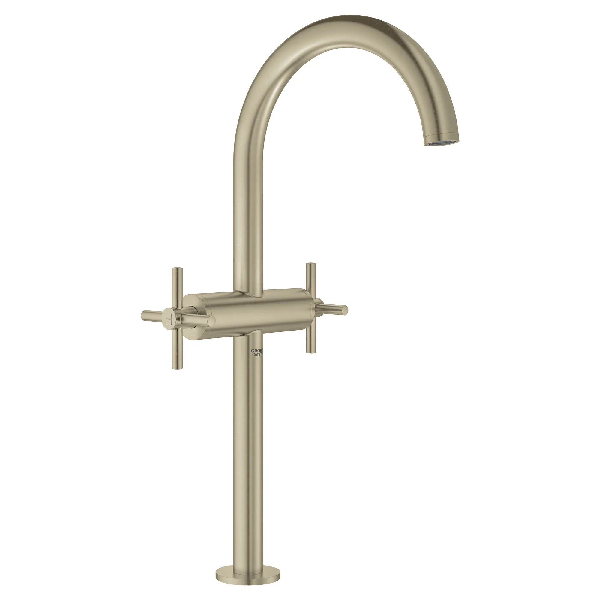 Single Hole Two-Handle Deck Mount Vessel Sink Faucet 1.2 GPM // BRUSHED NICKEL INFINITYFINISH // 164644_21046EN3-Atrio-Single-Handle-Vessel-Bathroom-Faucet-XL-Size-in-Brushed-Nickel-Silo-2_0_CDNwebp.webp