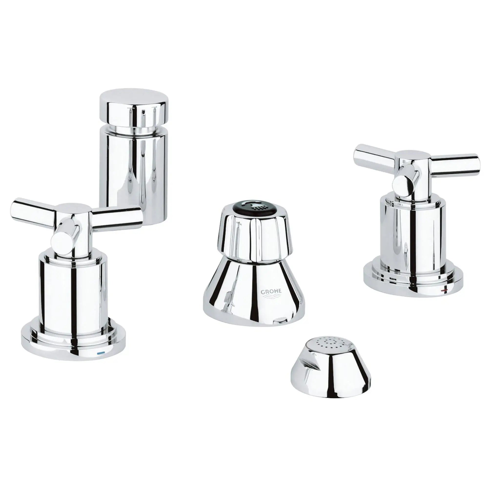 Three-Hole Bidet Faucet M-Size // GROHE STARLIGHT CHROME // 164668_24016000-Atrio-2-Handle-Wideset-Bidet-Faucet-in-Chrome-Silo-3_0_CDNwebp.webp
