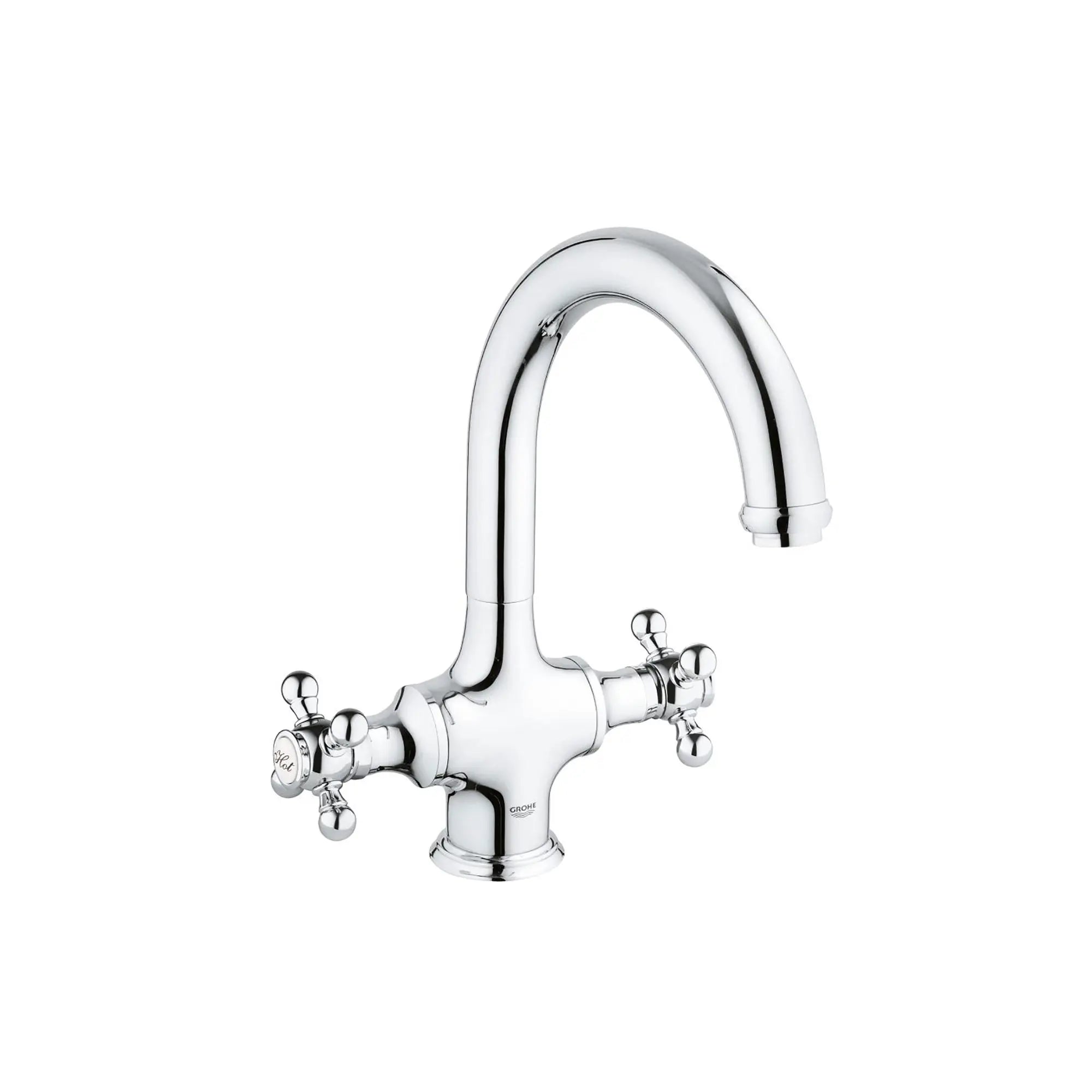 2-Handle Bar Faucet 1.75 GPM // GROHE STARLIGHT CHROME // 164671_31055000-Bridgeford-Two-Handle-Bar-Faucet-in-Chrome-Silo-2_0_CDNwebp.webp