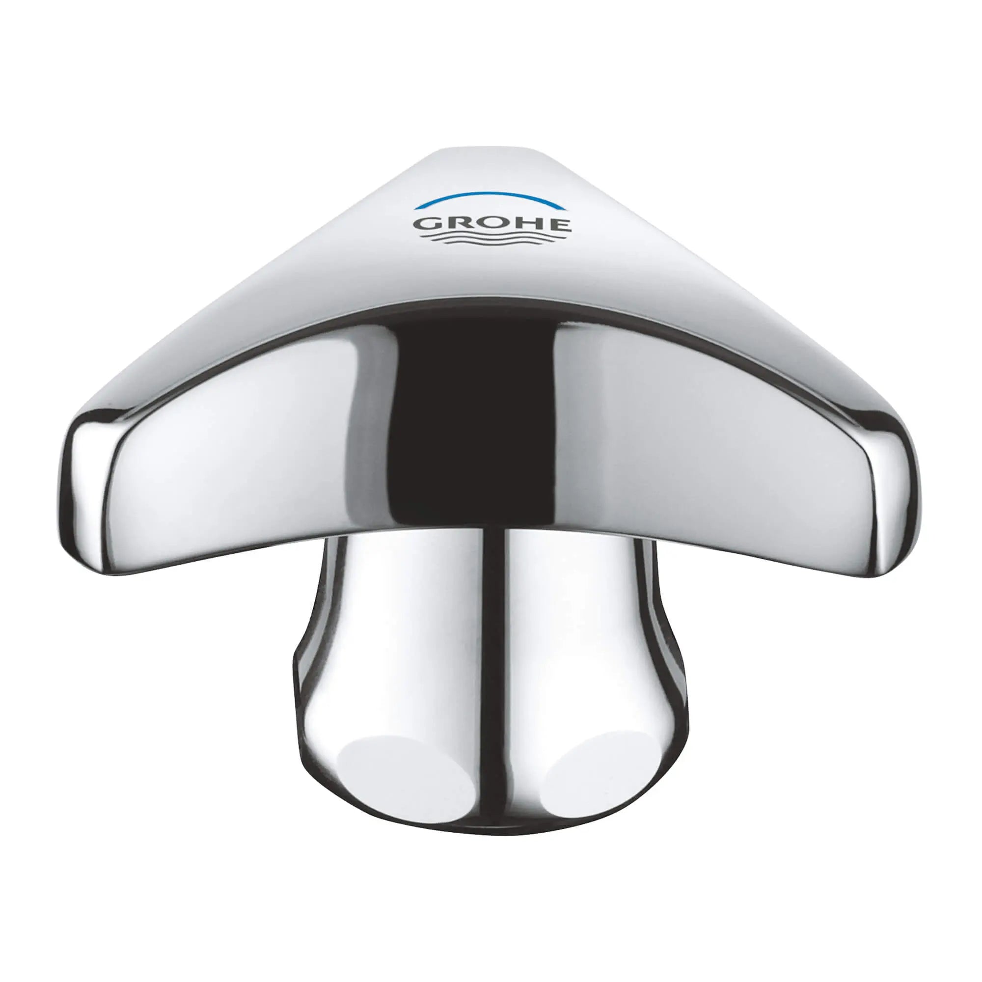 Trecorn Handle 1/2, Blue // GROHE STARLIGHT CHROME // 16468_45080000-12-inch-trecorn-handle-starlight-chrome_0_CDNwebp.webp