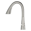 [30368DC2] GROHE Zedra Single-Handle Pull Down Triple Spray Bar Faucet 1.75 GPM (6.6 L/min) - GROHE StarLight Chrome