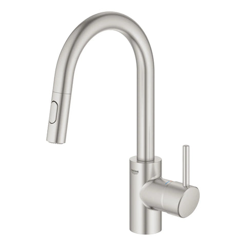 Concetto Single-Handle Pull Down Prep Faucet 1.75 GPM (6.6 L/min) - SuperSteel InfinityFinish