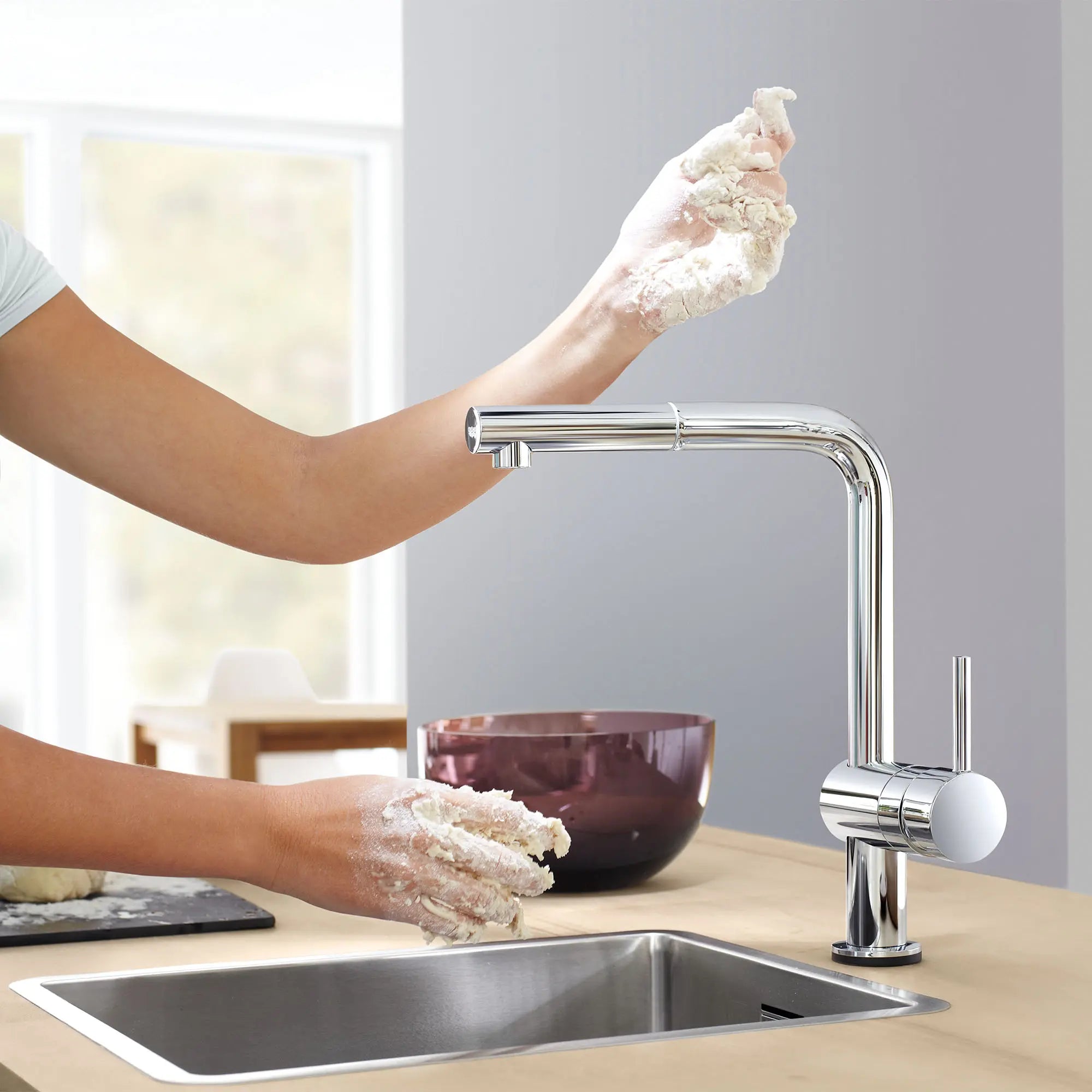 Single-Handle Pull-Out Kitchen Faucet Single Spray 1.75 GPM with Touch Single-Handle Pull-Out Kitchen Faucet Single Spray 1.75 GPM with Touch