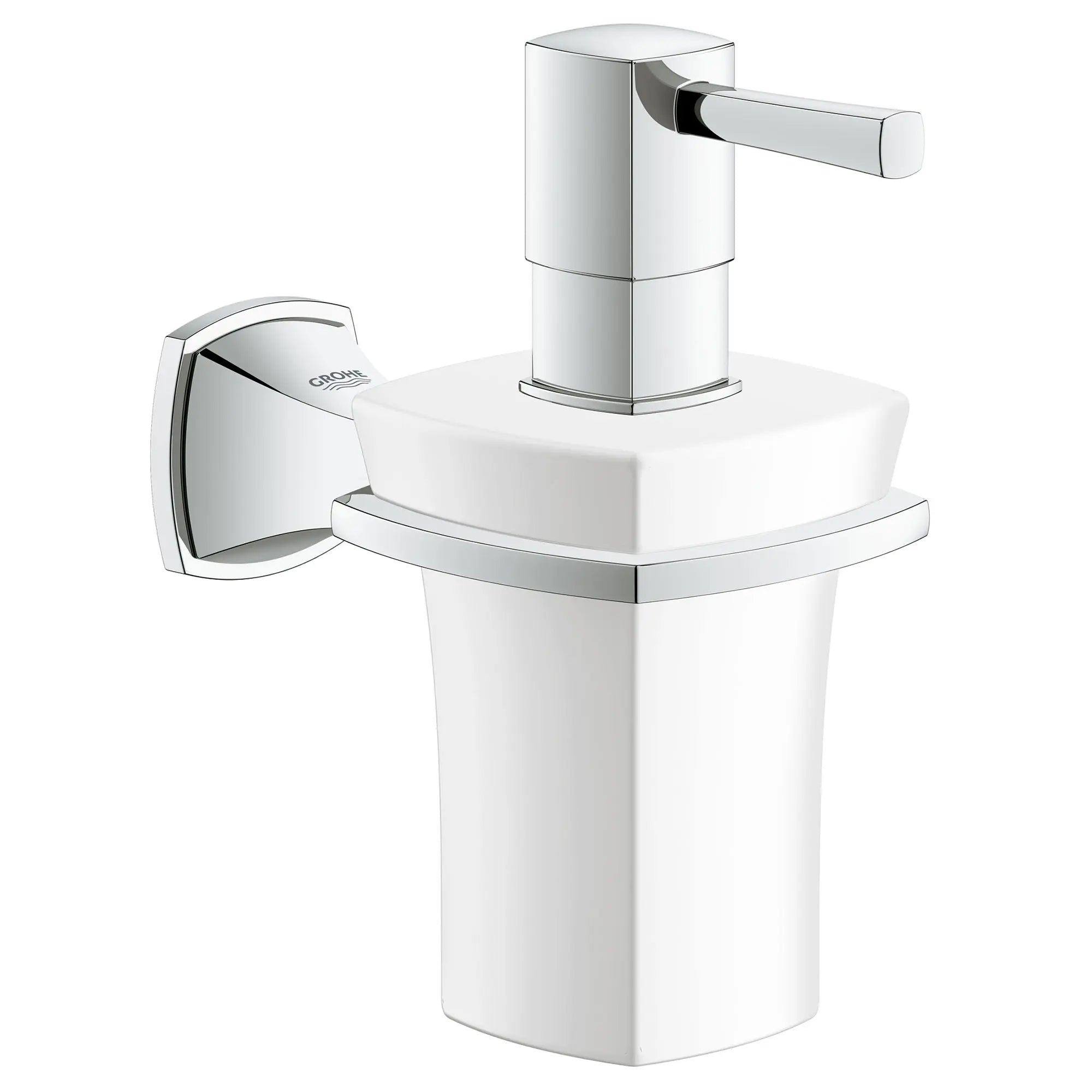 Ceramic Soap Dispenser with Holder // GROHE STARLIGHT CHROME // 164758_40627000_0_CDNwebp.webp