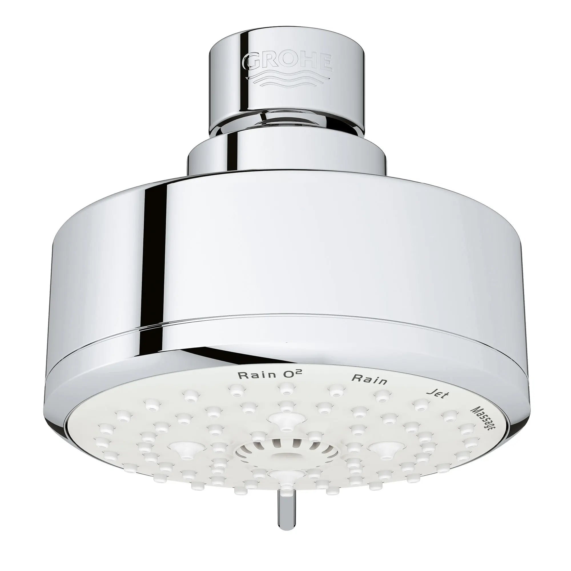 100 Shower Head, 4" - 4 Sprays, 2.5 gpm // GROHE STARLIGHT CHROME // 164769_27591001_0_CDNwebp.webp
