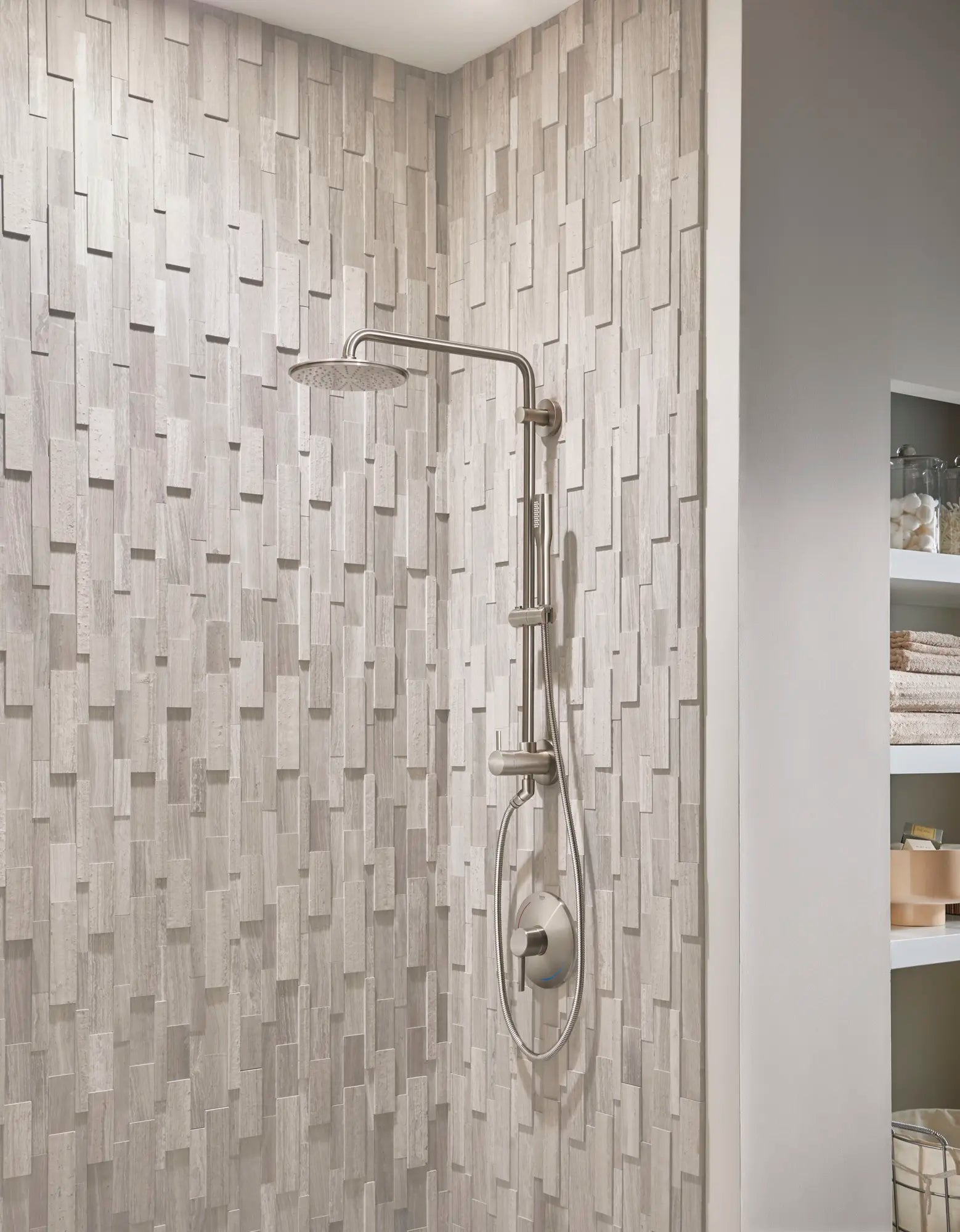 25" Shower System // BRUSHED NICKEL INFINITYFINISH // 164775_Grohe_Retro_Fit_26487EN0_28373ENO_27400ENO_ShowerVig_0_CDNwebp.webp