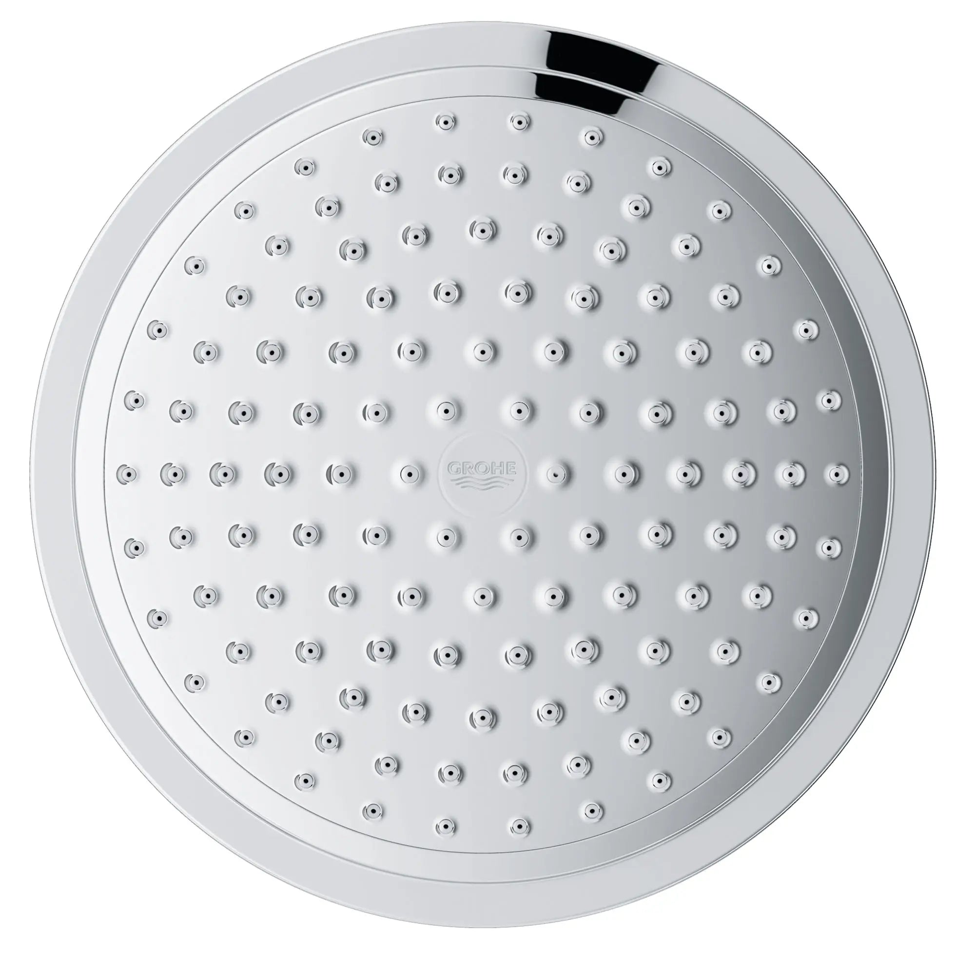 180 Shower Head, 7" - 1 Spray, 2.5 GPM (9.5 L/min) // GROHE STARLIGHT CHROME // 164804_27492000_2_0_CDNwebp.webp