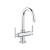 [2102700A] Single Hole 2-Handle L-Size Bathroom Faucet 1.2 GPM - GROHE StarLight Chrome