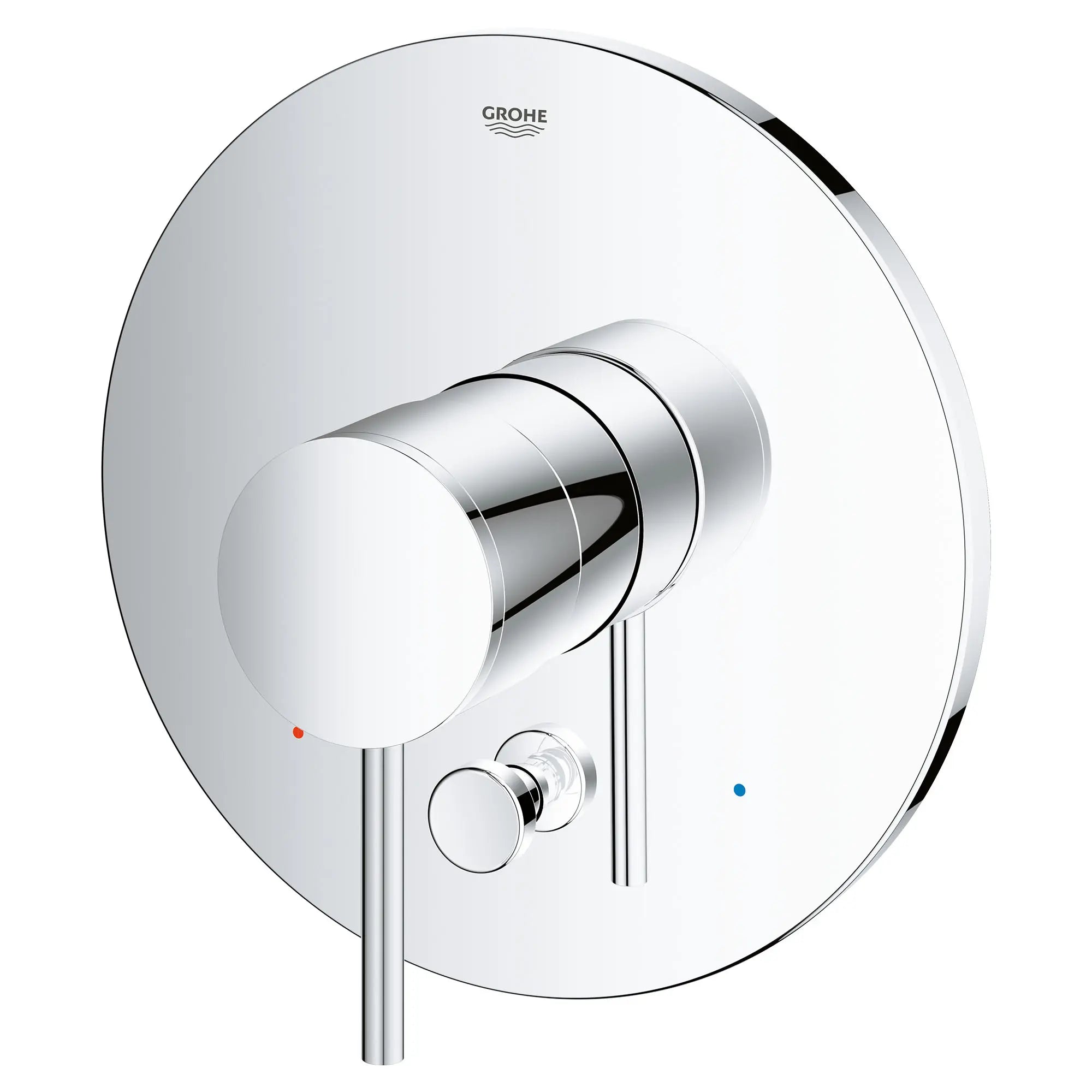 Pressure Balance Valve Trim with Diverter // GROHE STARLIGHT CHROME // 164866_19867003_3_0_CDNwebp.webp