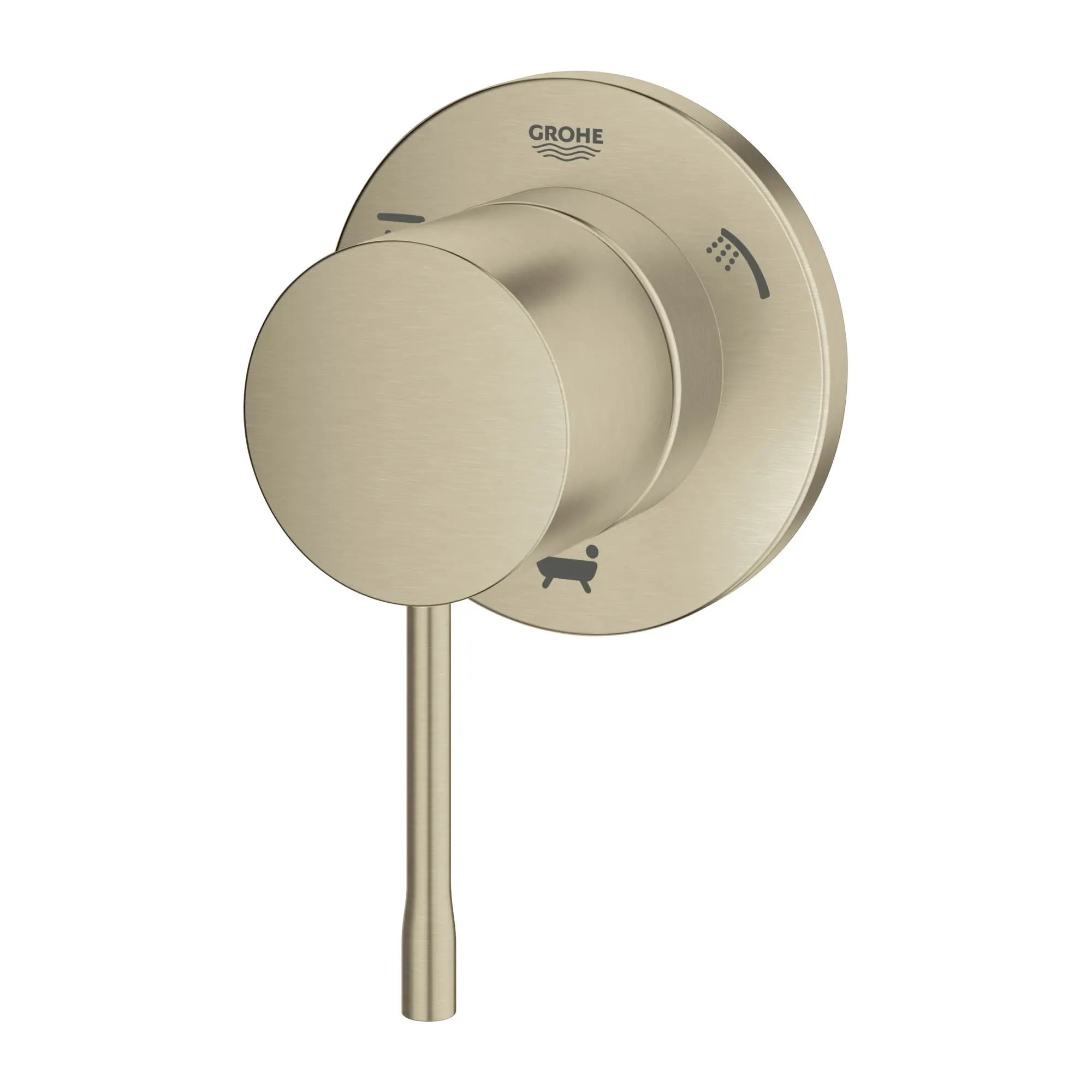 3-Way Diverter Trim // BRUSHED NICKEL INFINITYFINISH // 164887_29203EN1-Essence-3-Way-Diverter-Trim-Brushed-Nickel-Silo-2_0_CDNwebp.webp